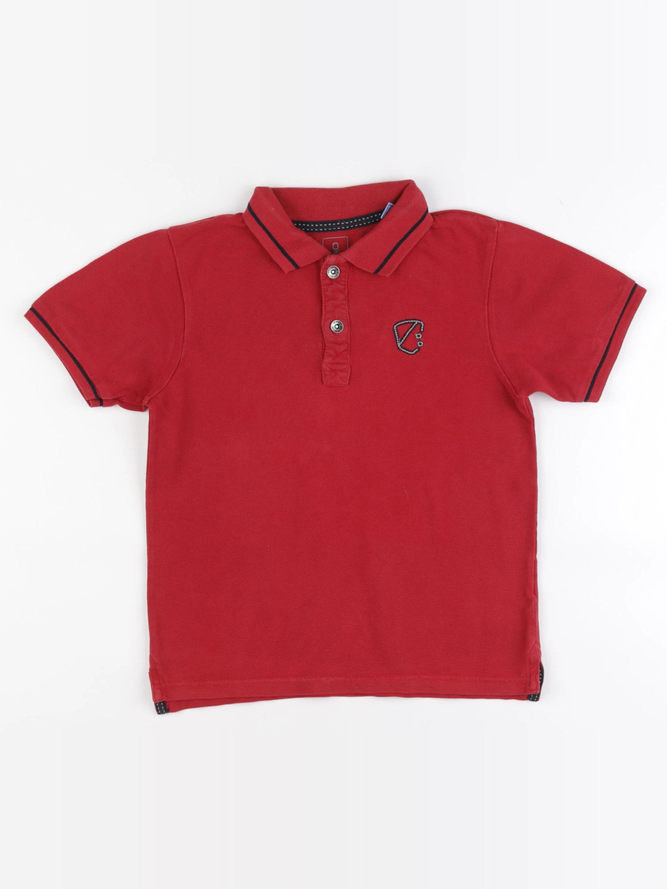 Okaidi - polo rouge - 6 ans