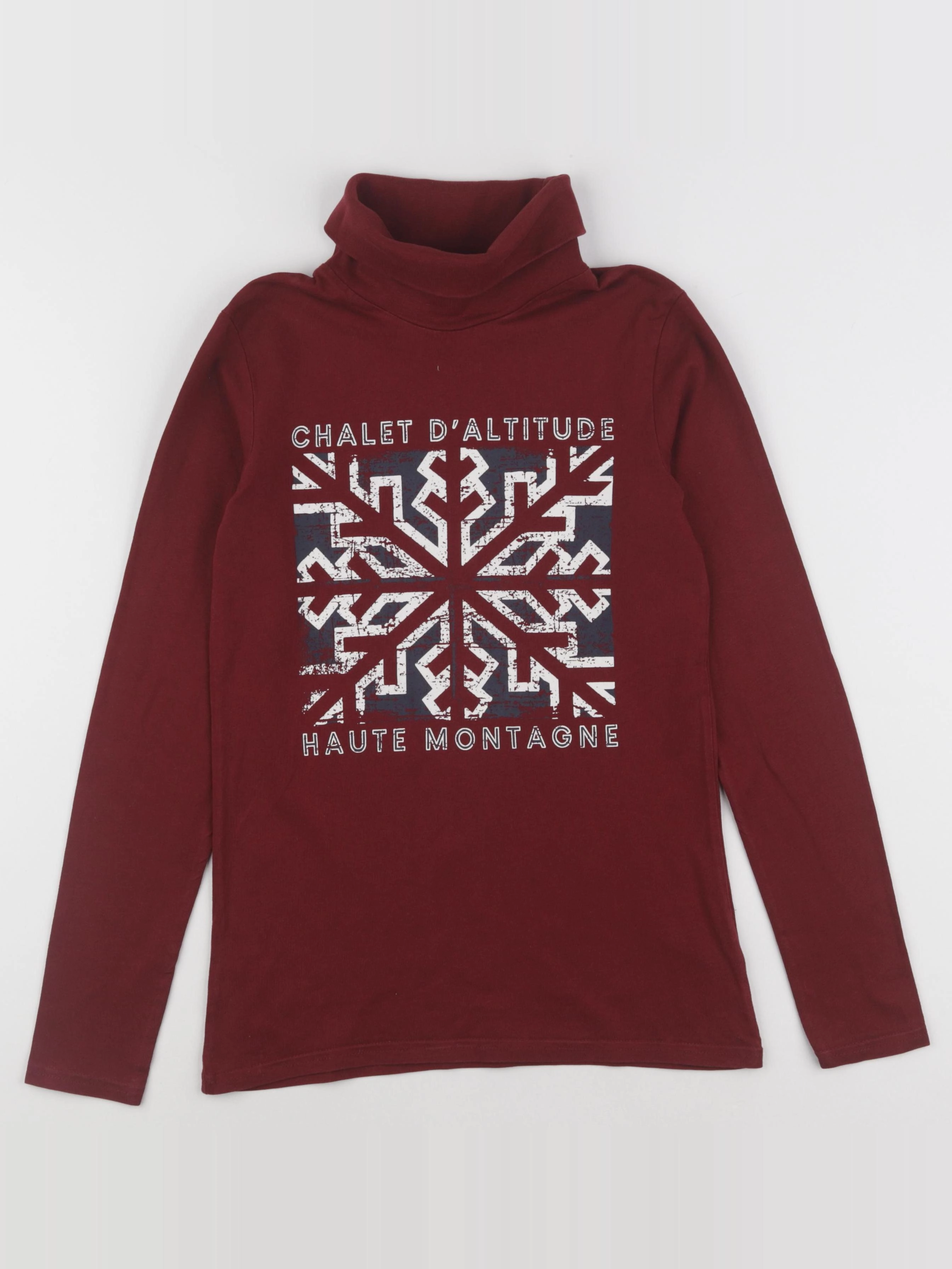 Vertbaudet - sous-pull rouge - 12 ans