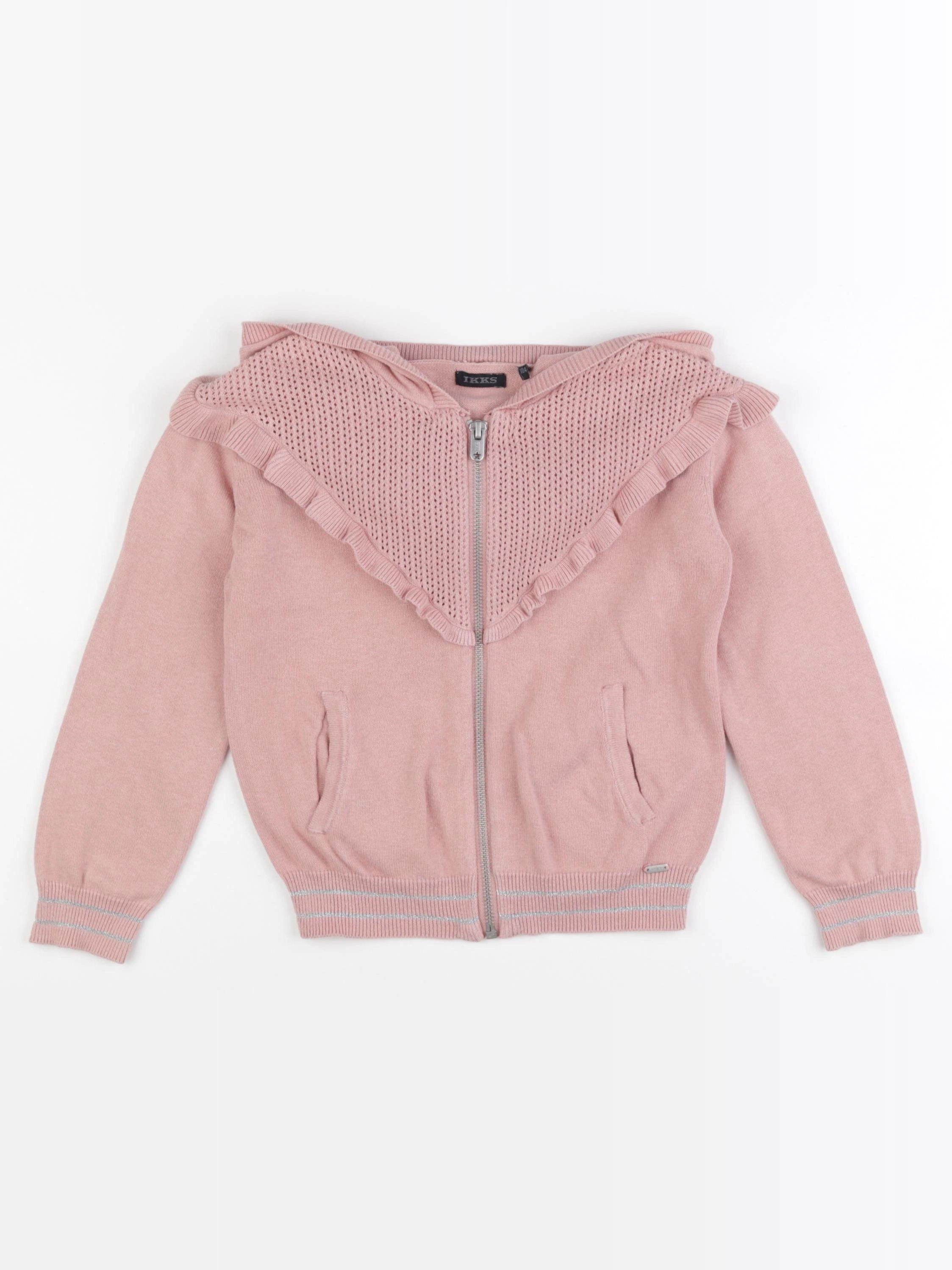 IKKS - gilet rose - 4 ans