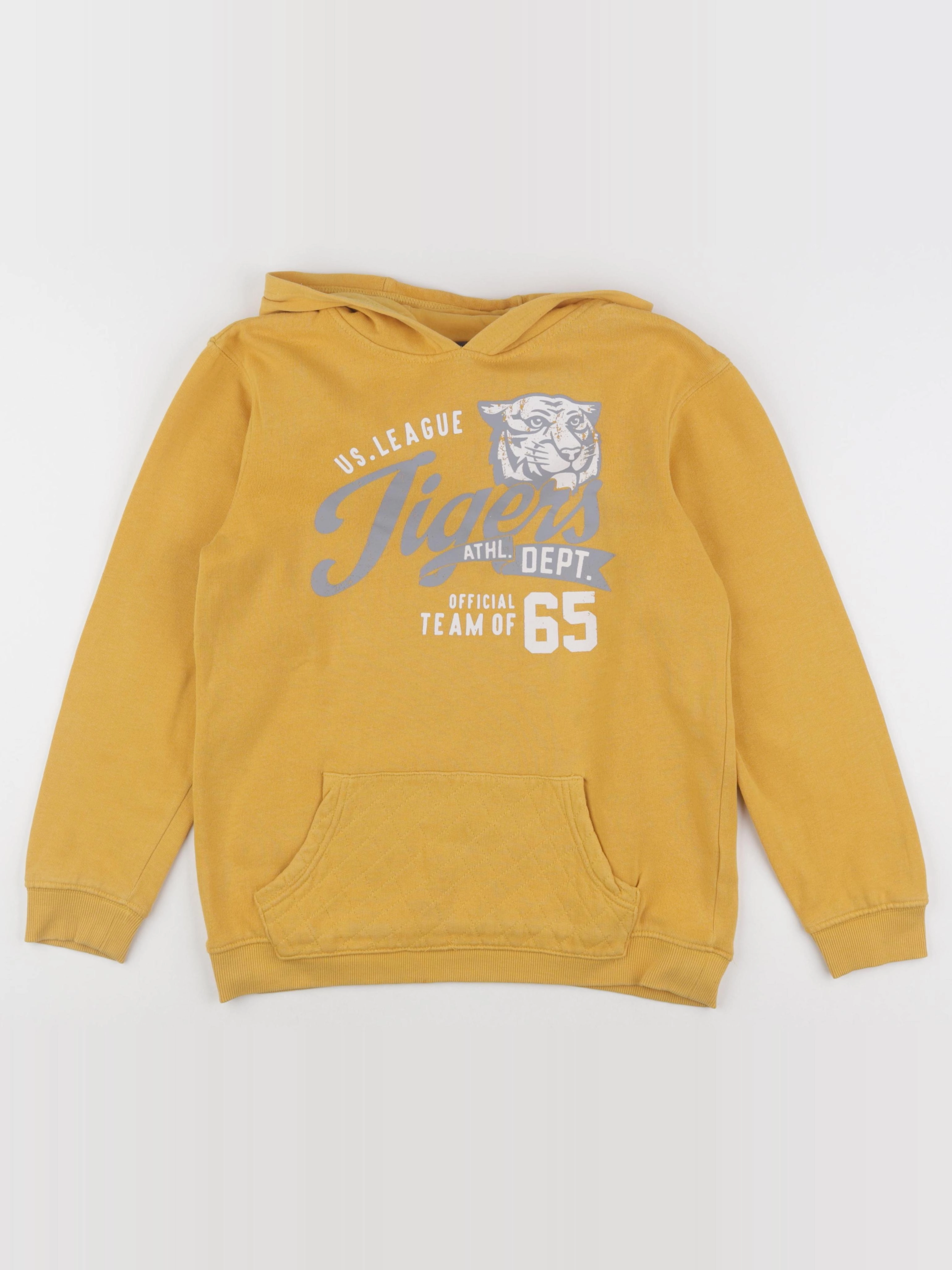 Vertbaudet - sweat jaune - 12 ans