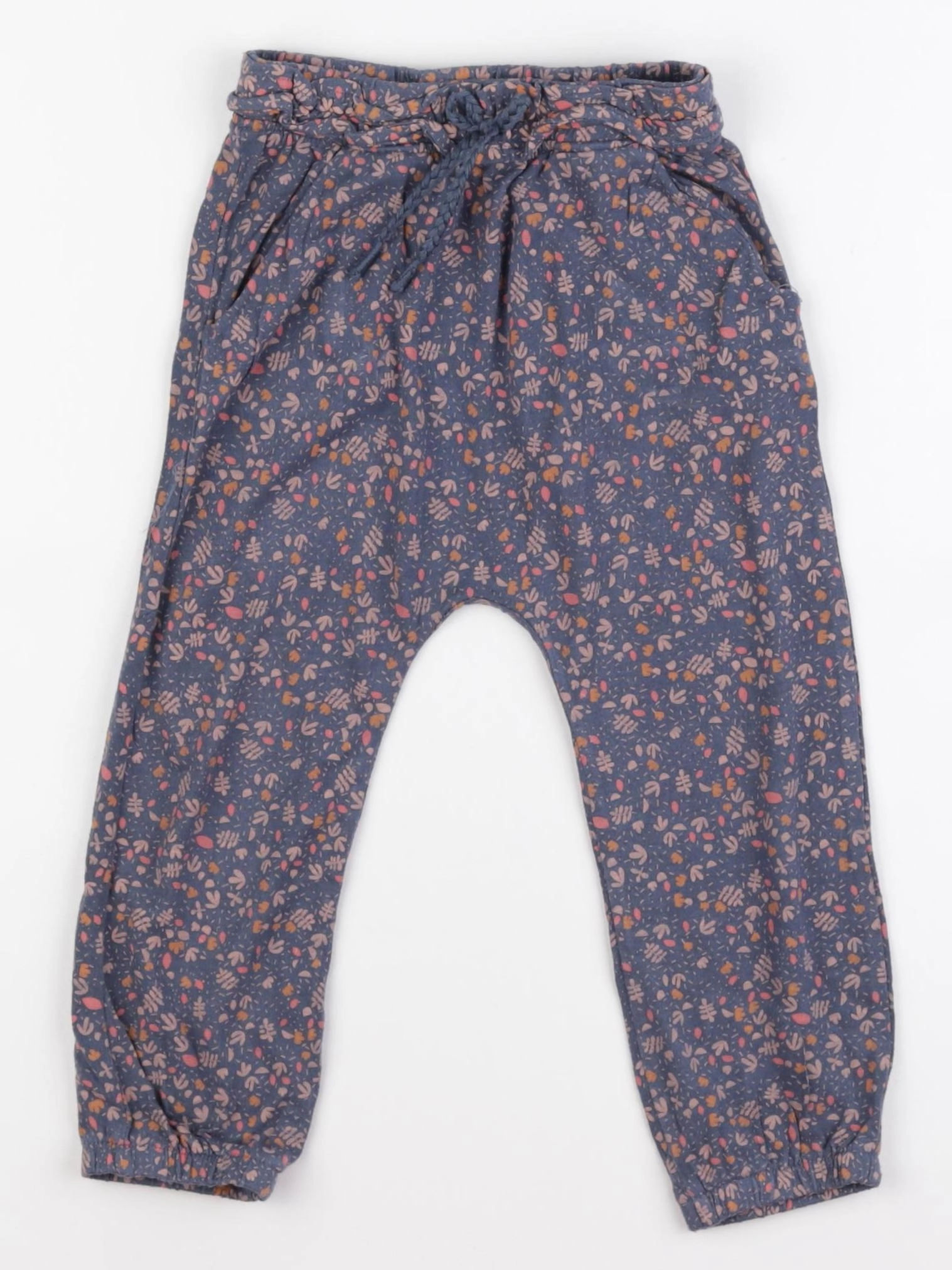 Vertbaudet - pantalon bleu - 36 mois