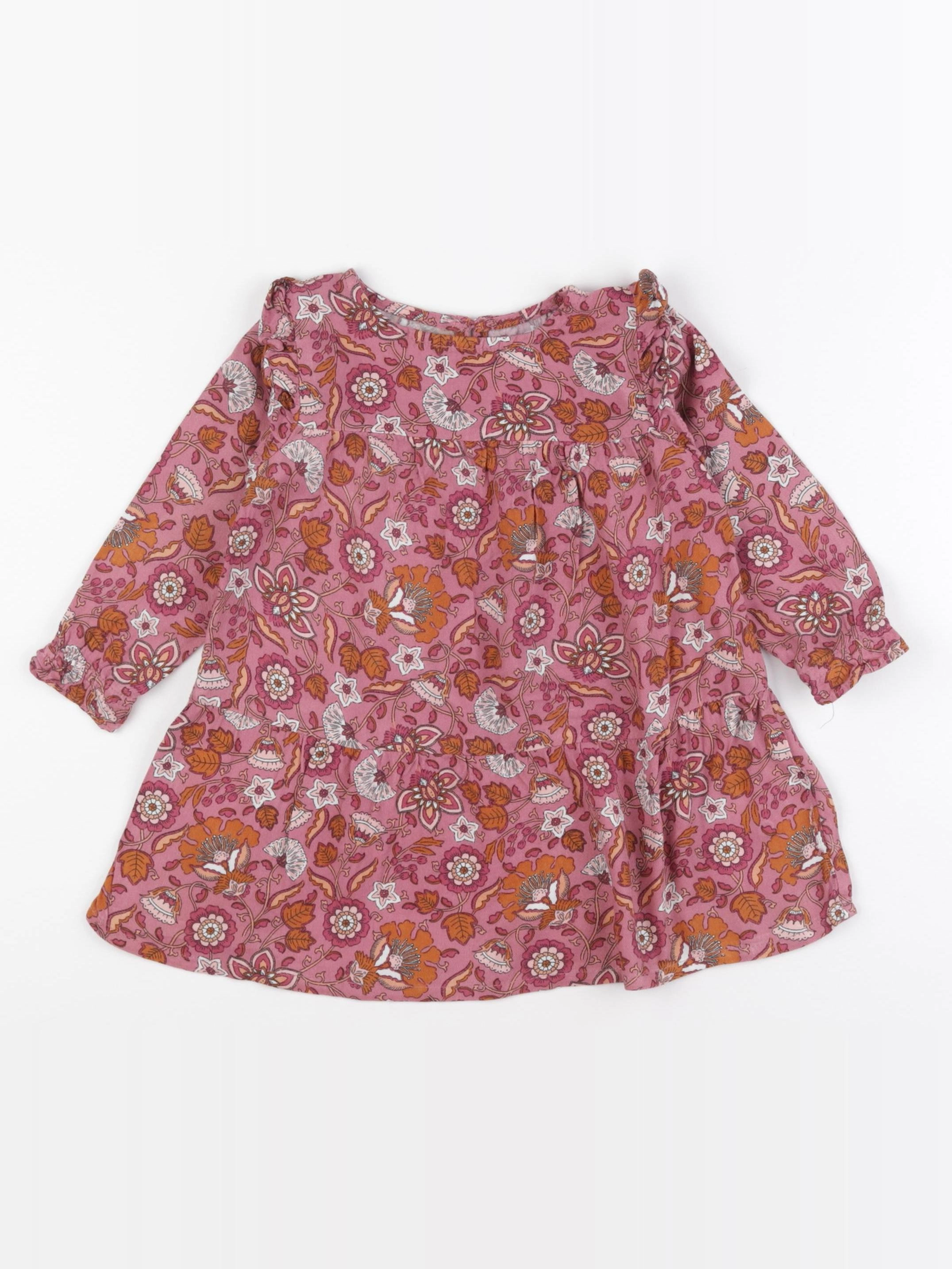 Vertbaudet - robe rose - 2 ans