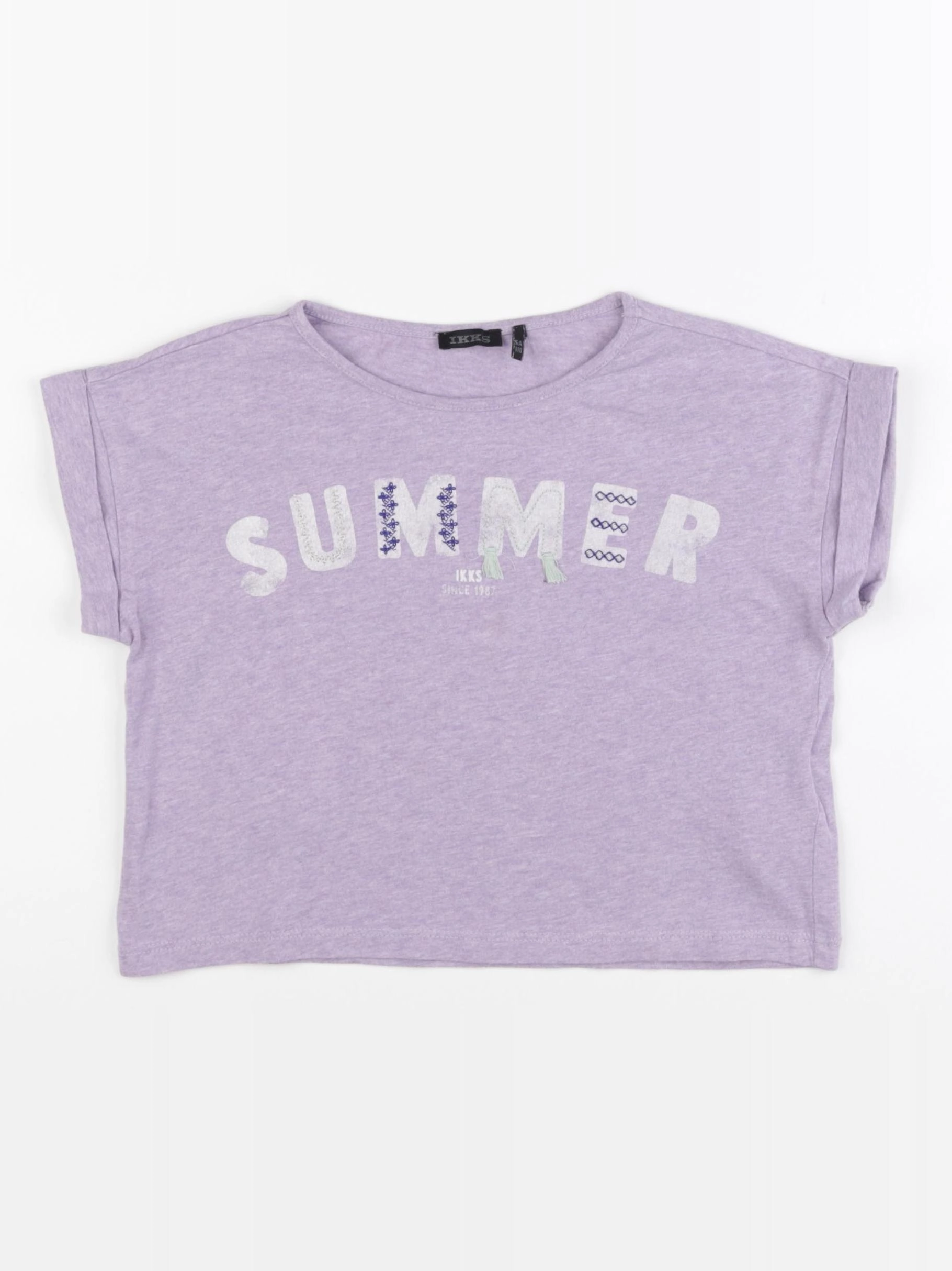 IKKS - tee-shirt violet - 6 ans