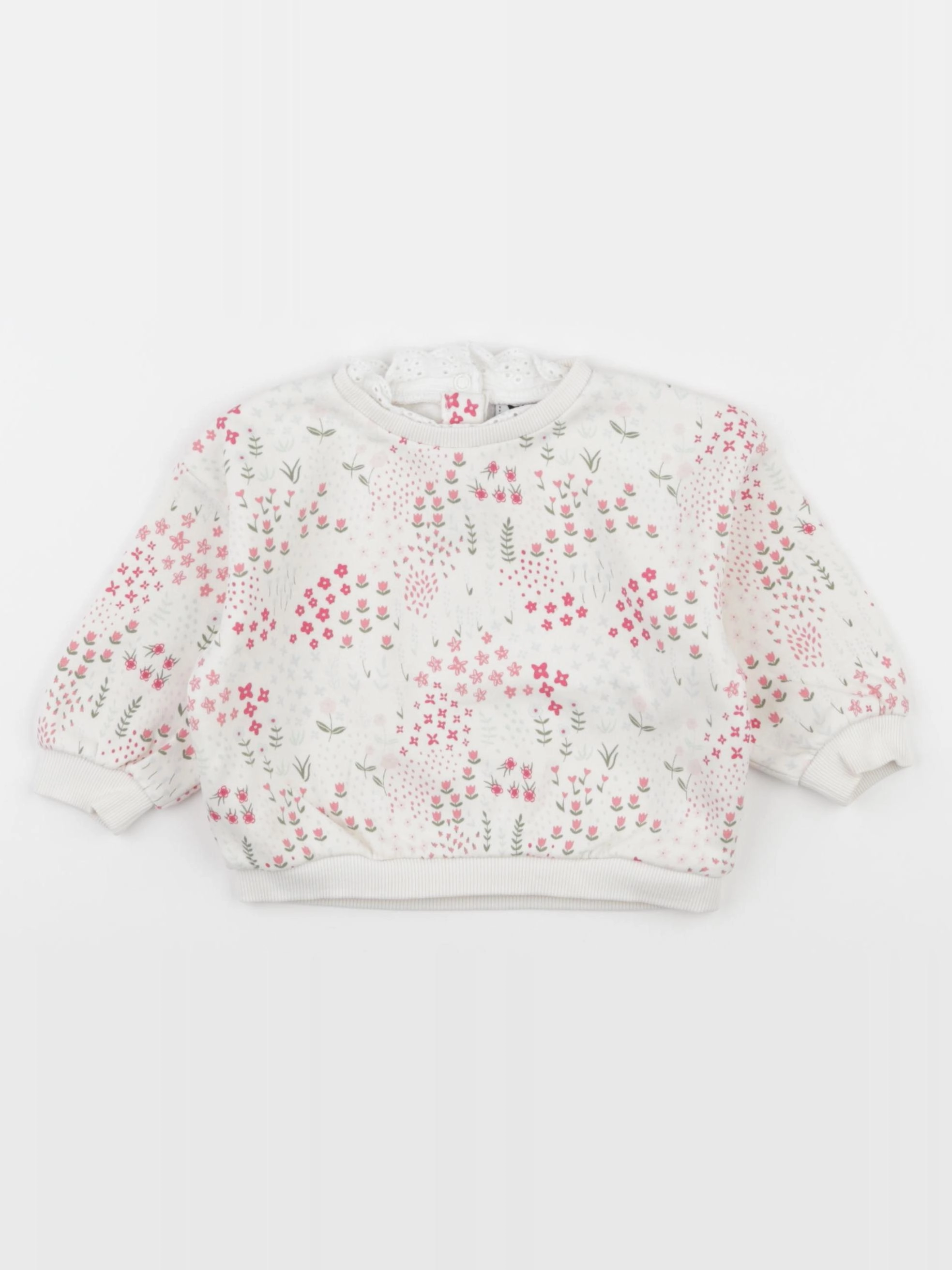 Tape à l'oeil - sweat blanc - 9 mois