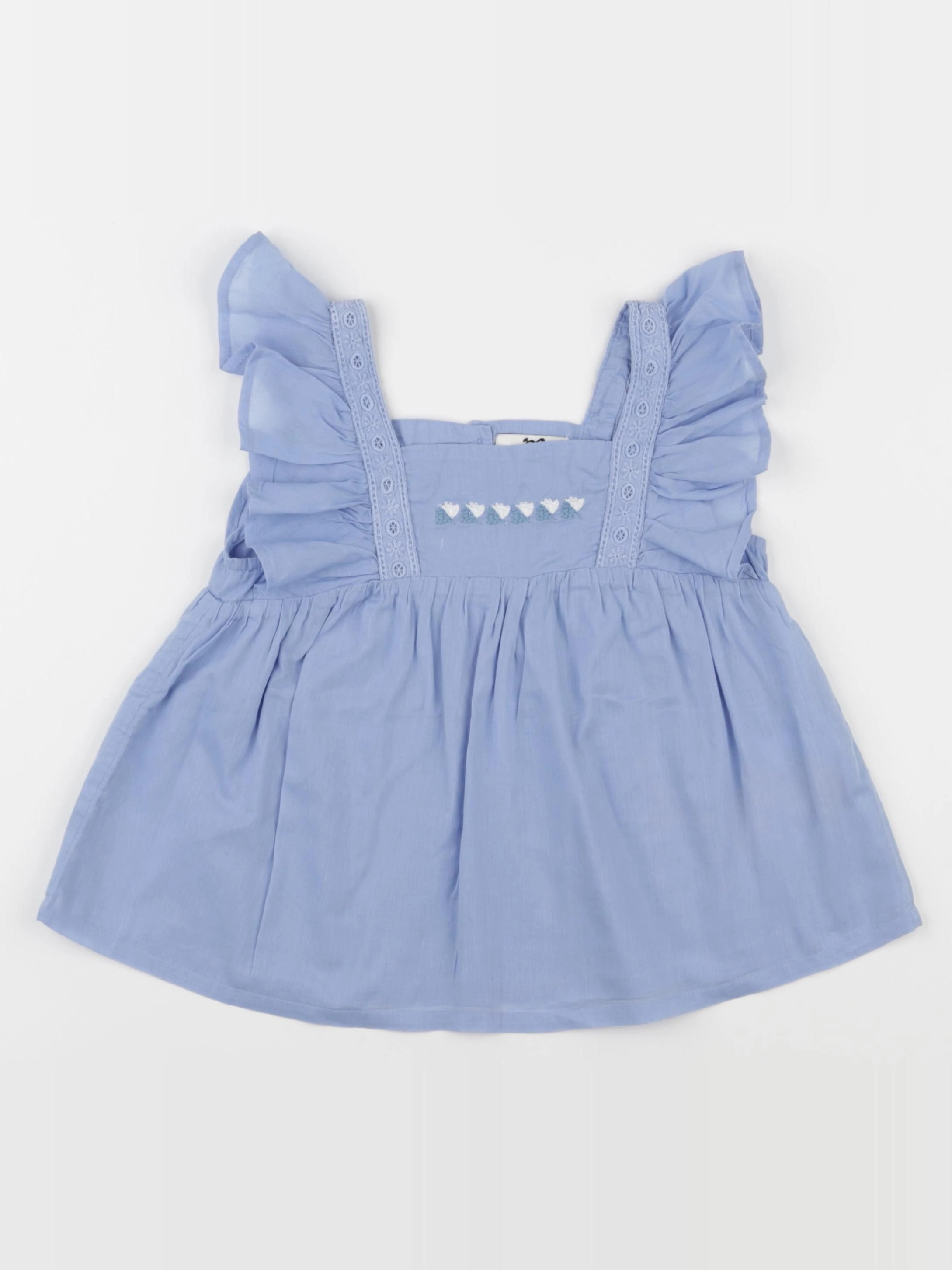 Cyrillus - blouse bleu - 6 ans