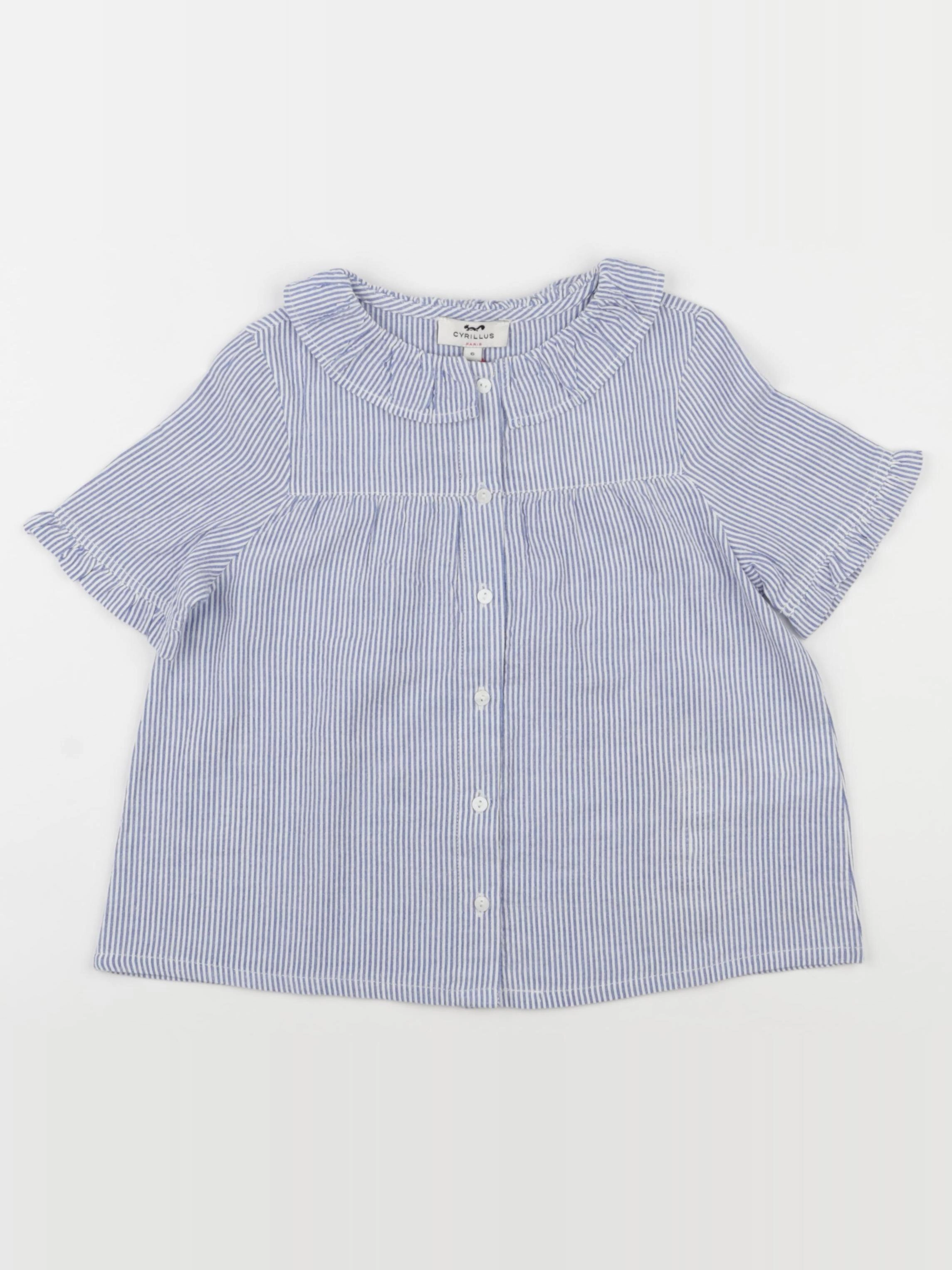 Cyrillus - blouse bleu - 6 ans