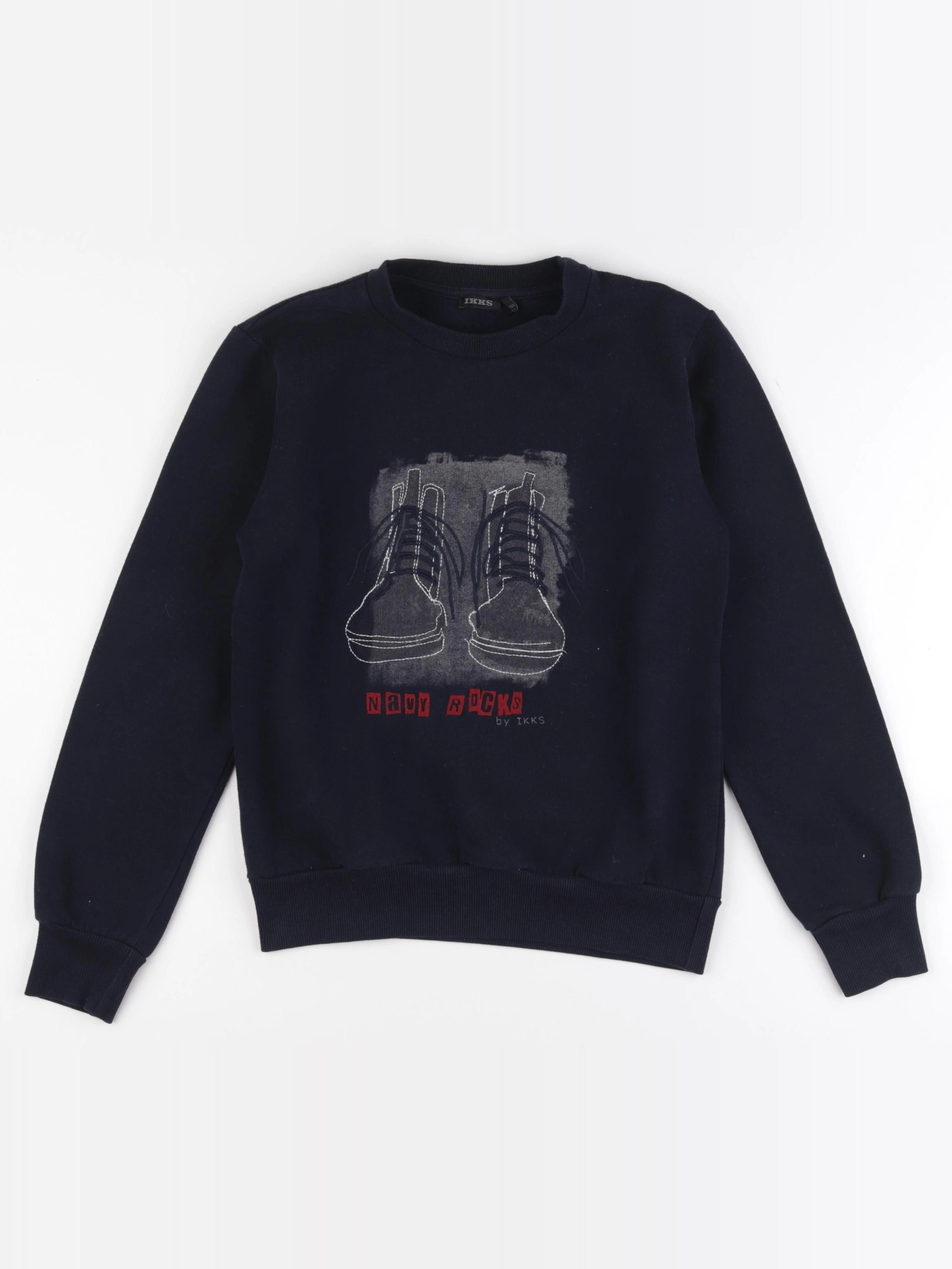 IKKS - sweat bleu - 12 ans