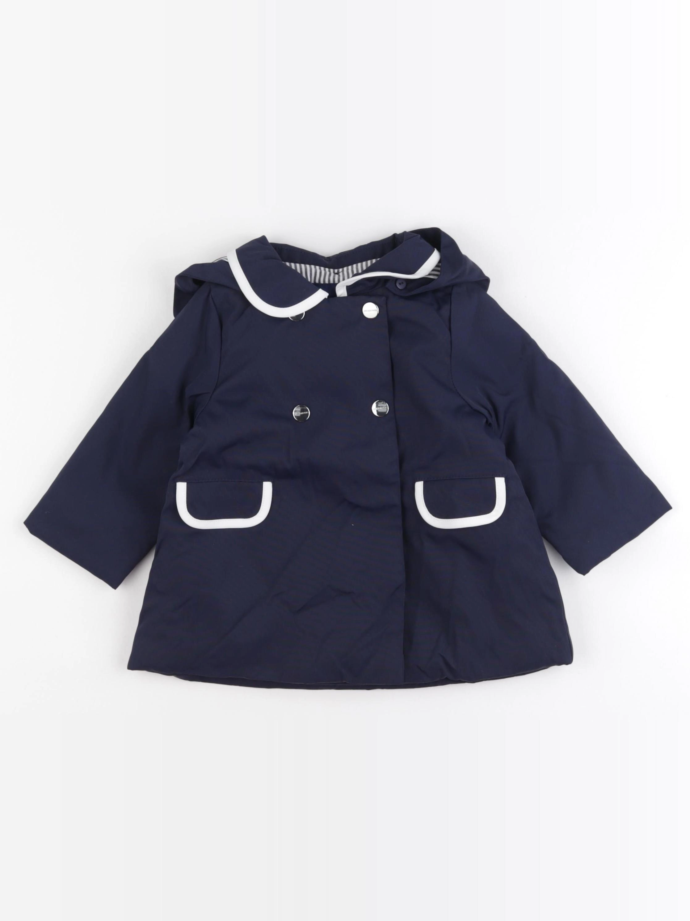 Jacadi - trench bleu - 12 mois