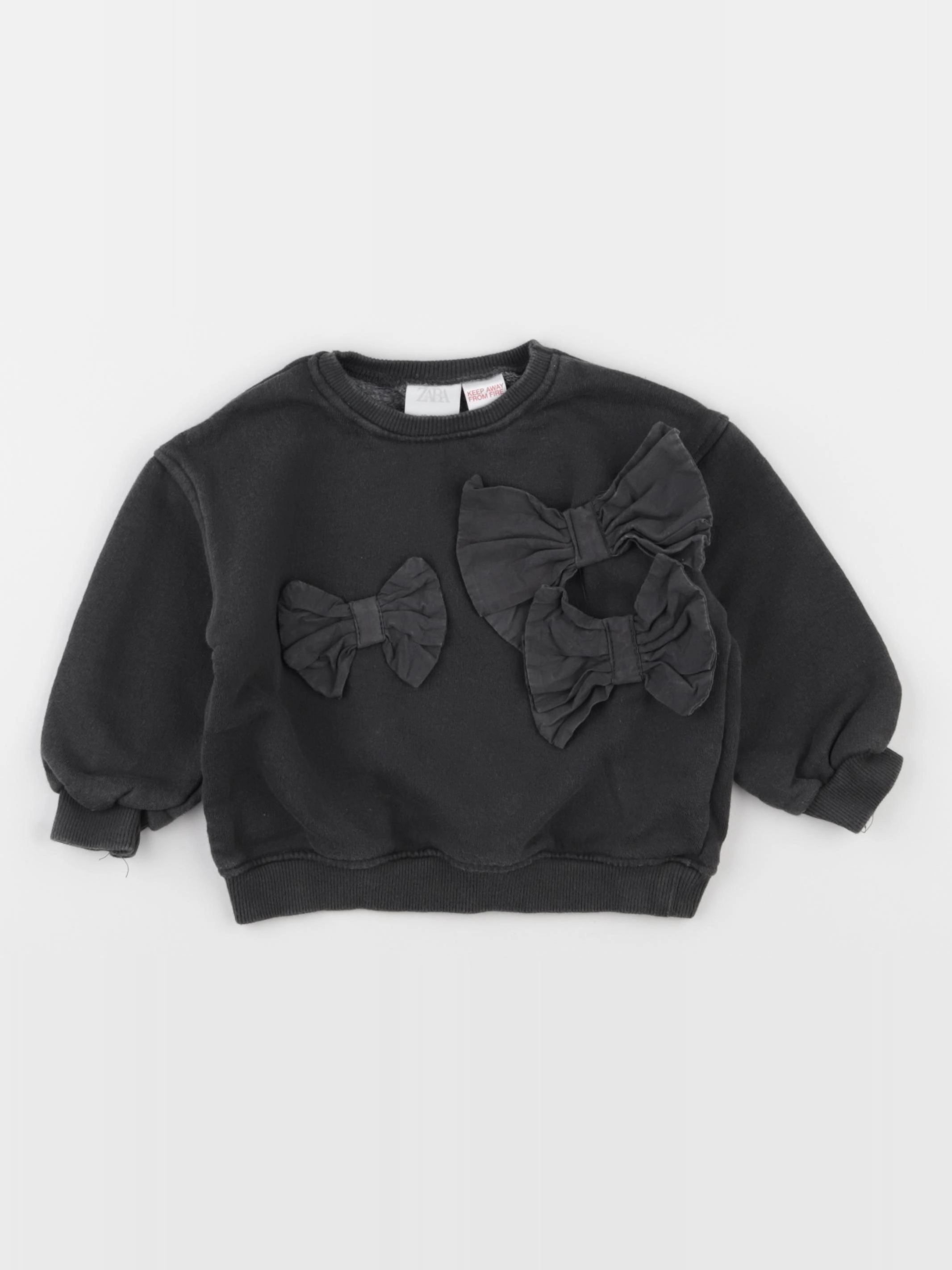 Zara - sweat gris - 18/24 mois