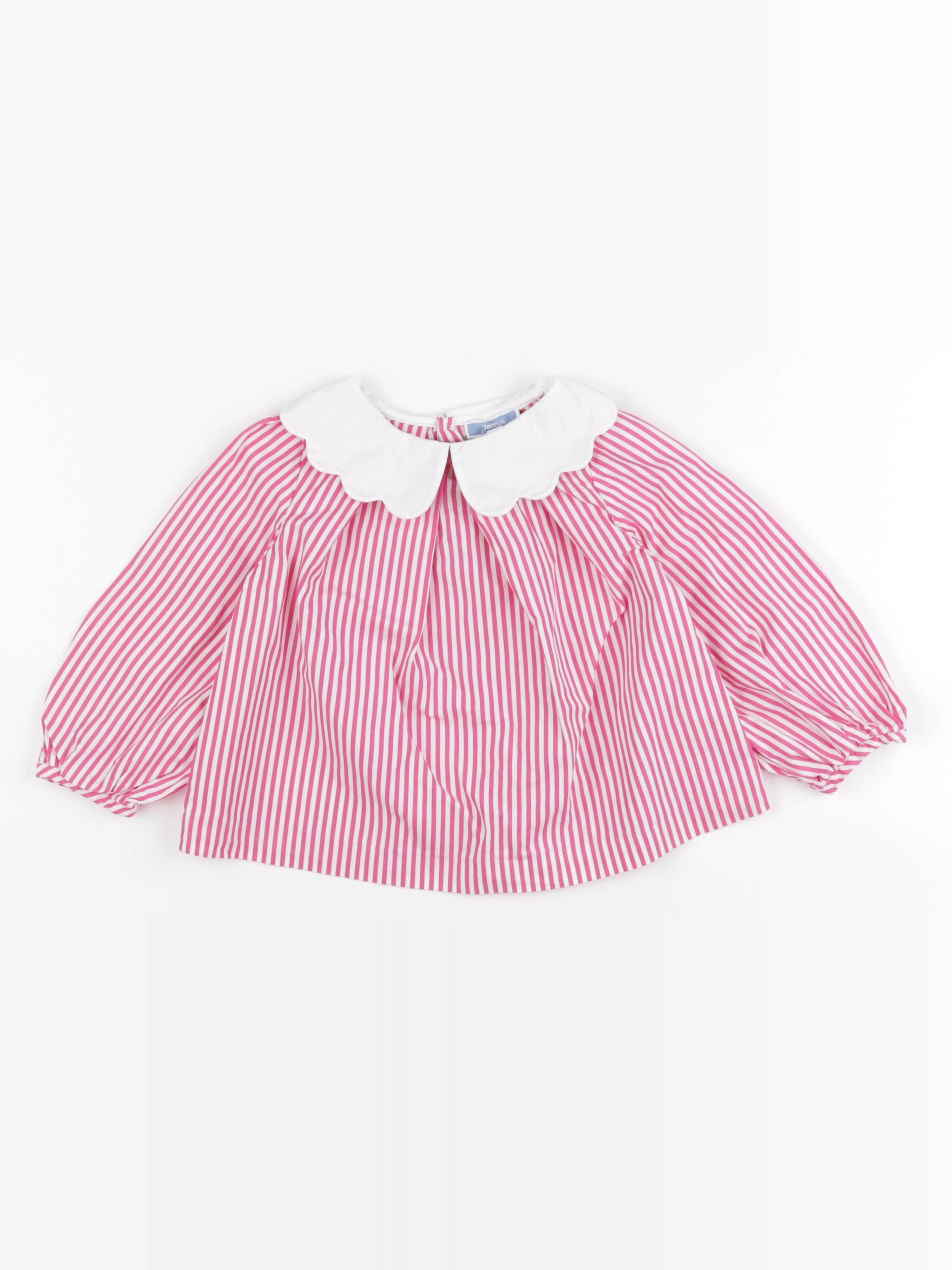 Jacadi - blouse blanc, rose - 24 mois