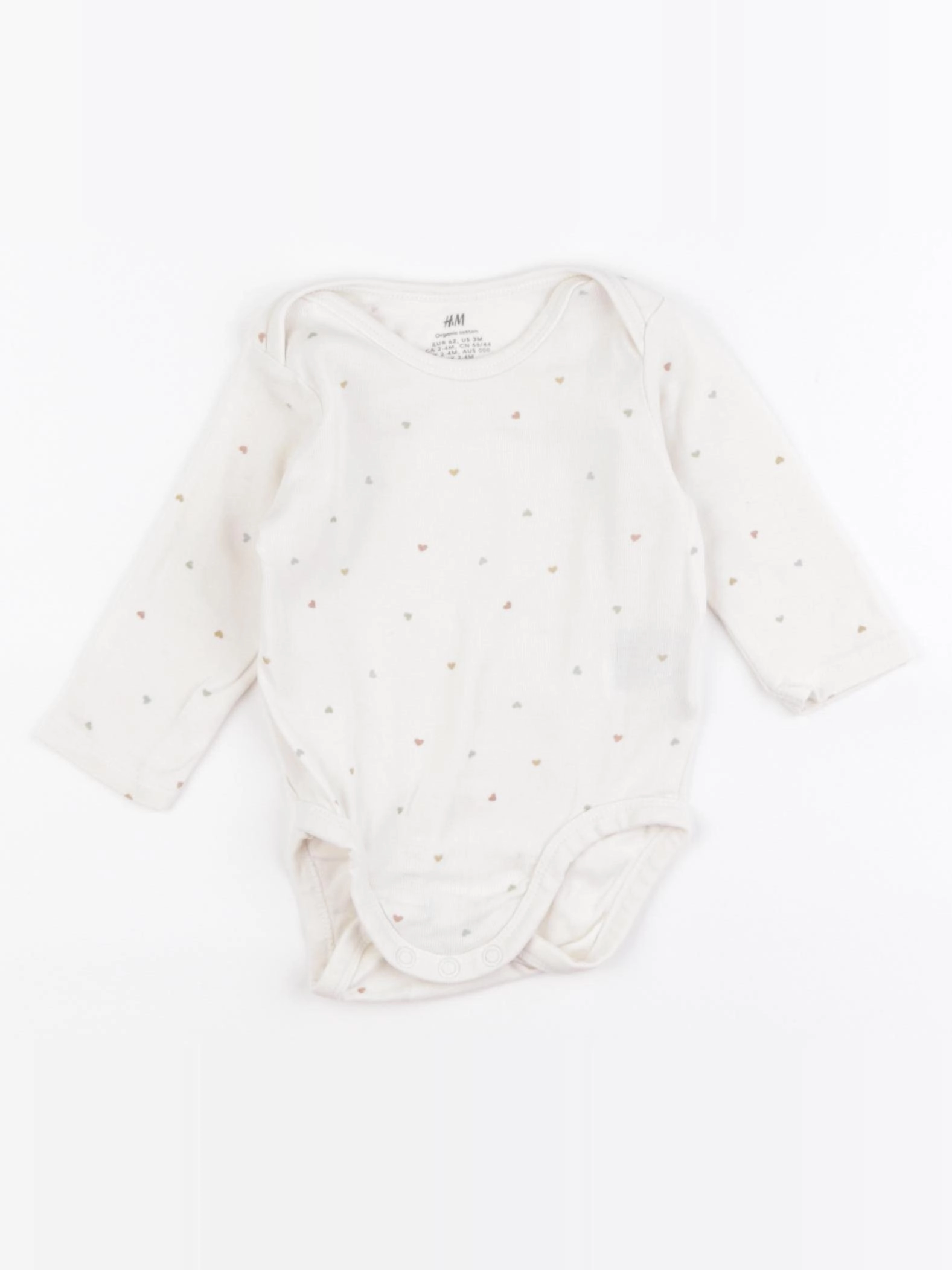 H&M - body beige - 3 mois