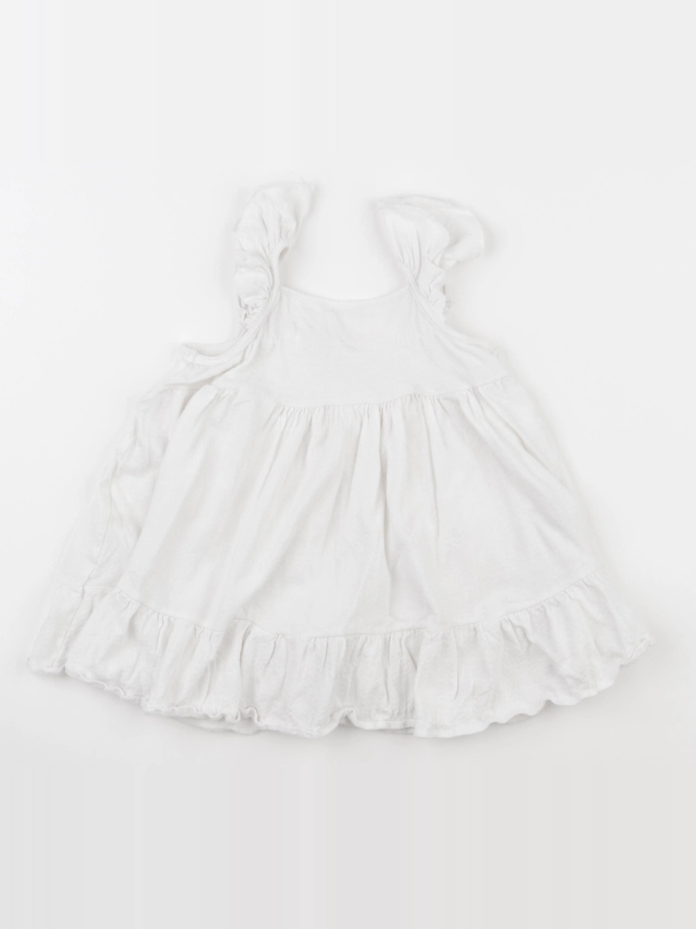 Zara - robe blanc - 2/3 ans
