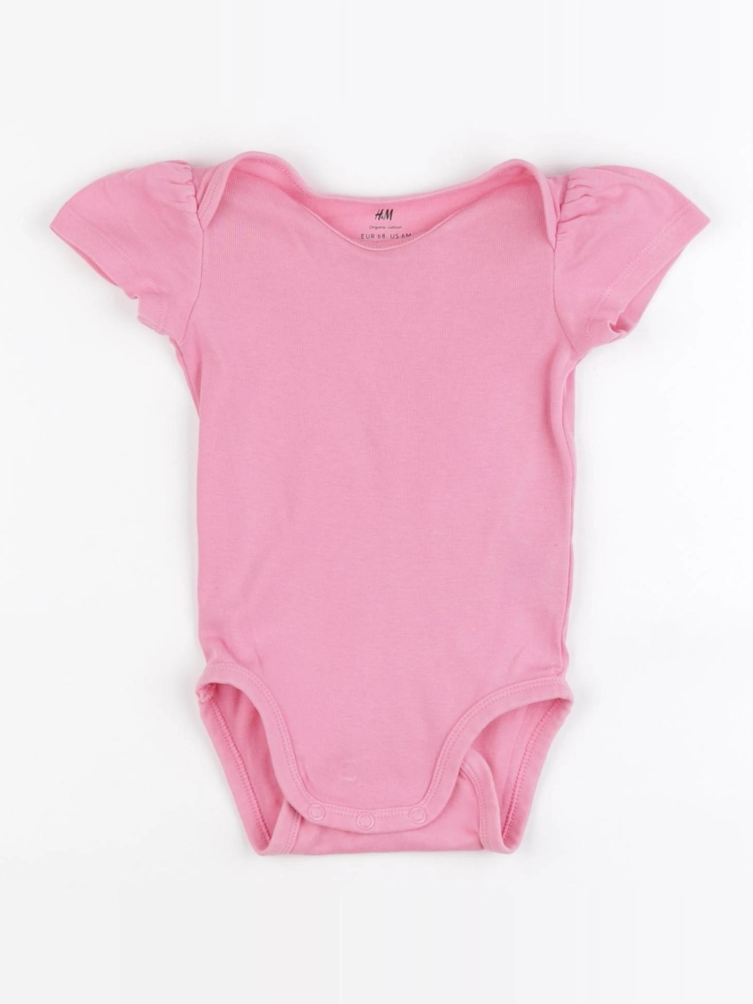 H&M - body rose - 3/6 mois