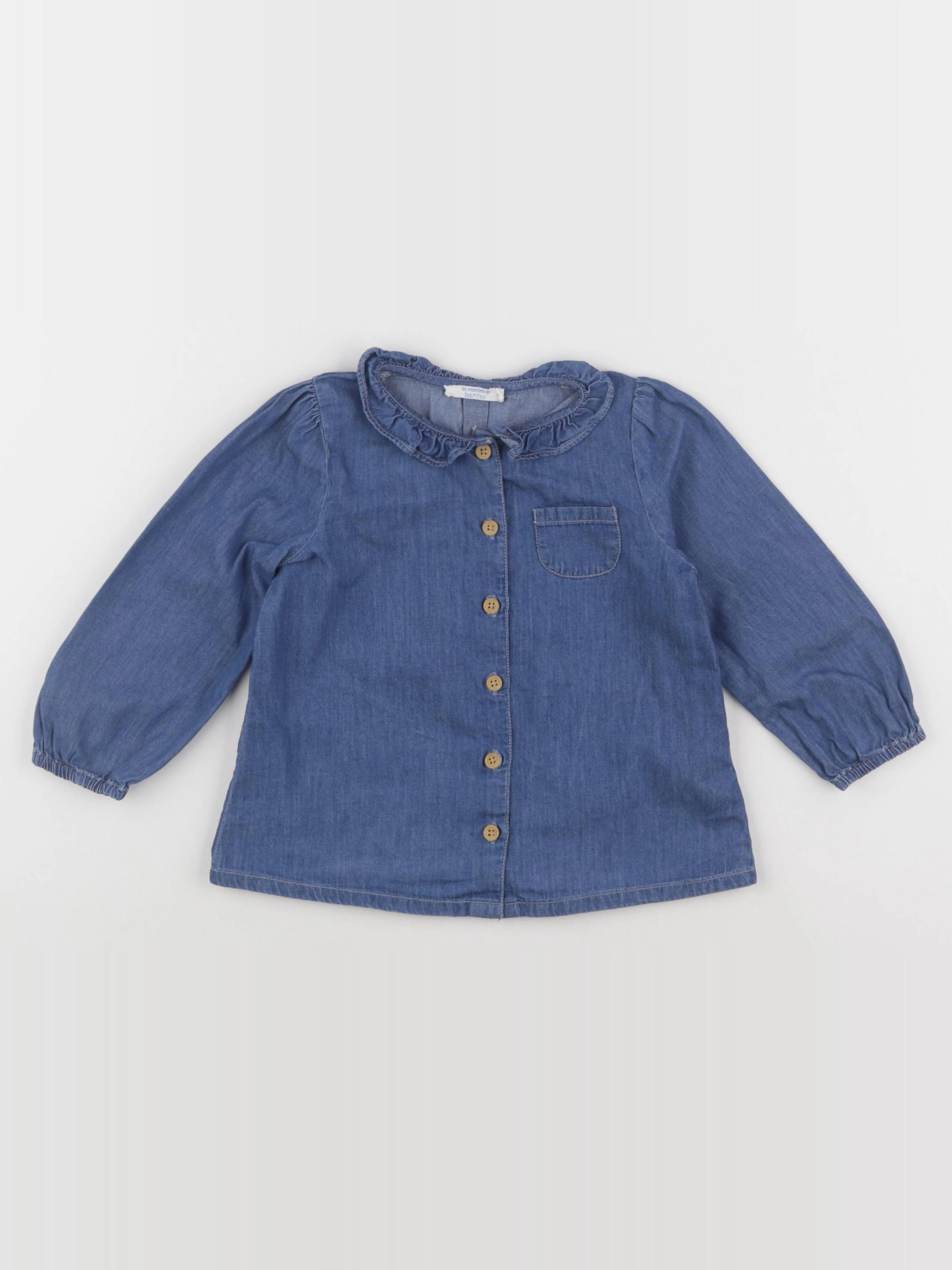 Boutchou - blouse bleu - 24 mois