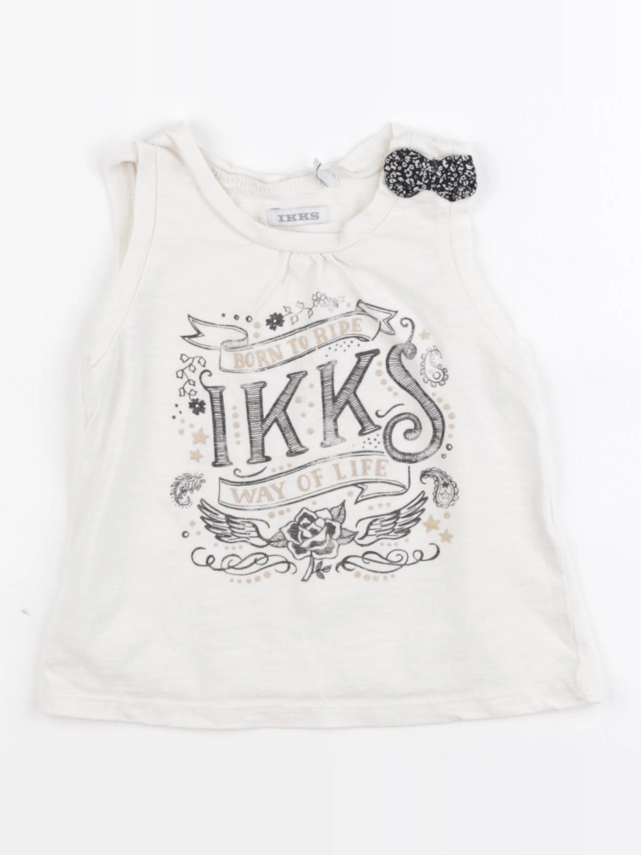 IKKS - débardeur beige, or - 2 ans