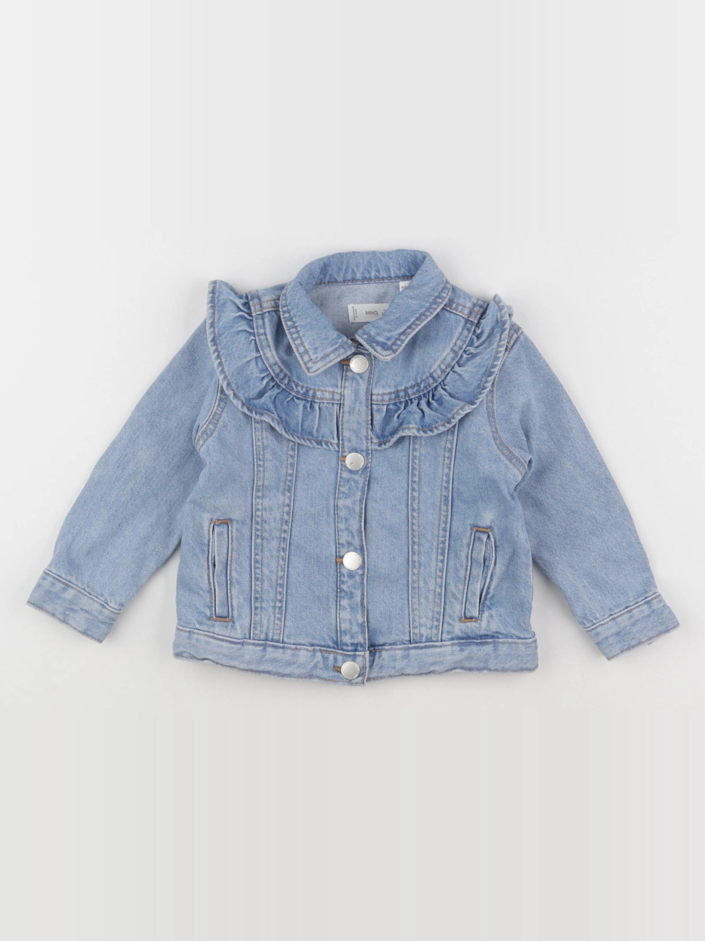 Mango - veste bleu - 12/18 mois