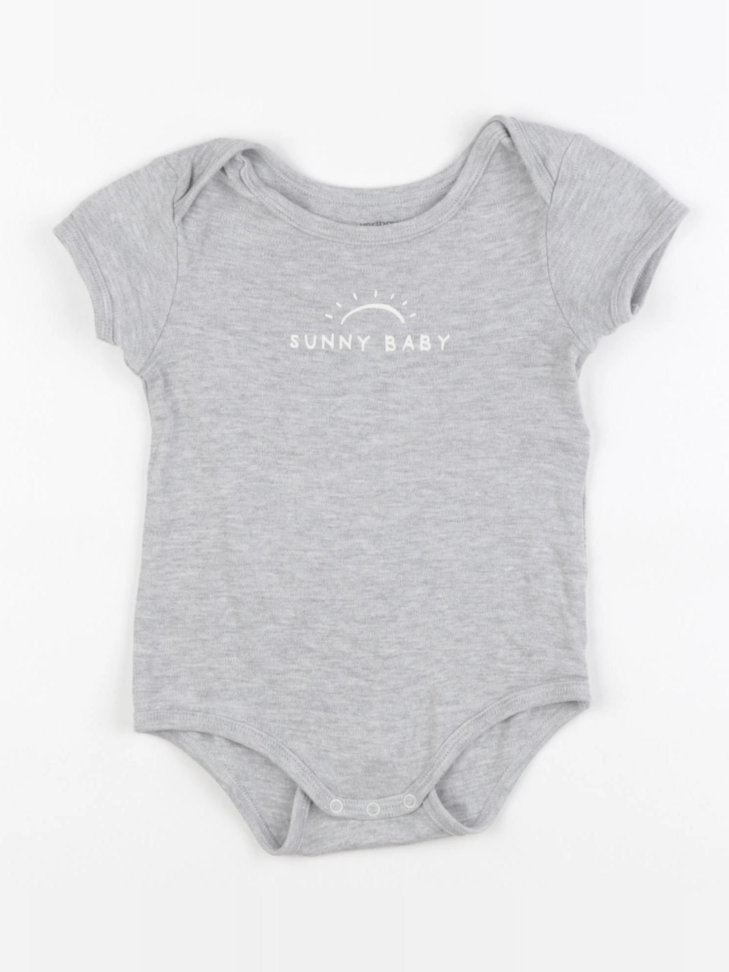 Vertbaudet - body gris - 2 ans