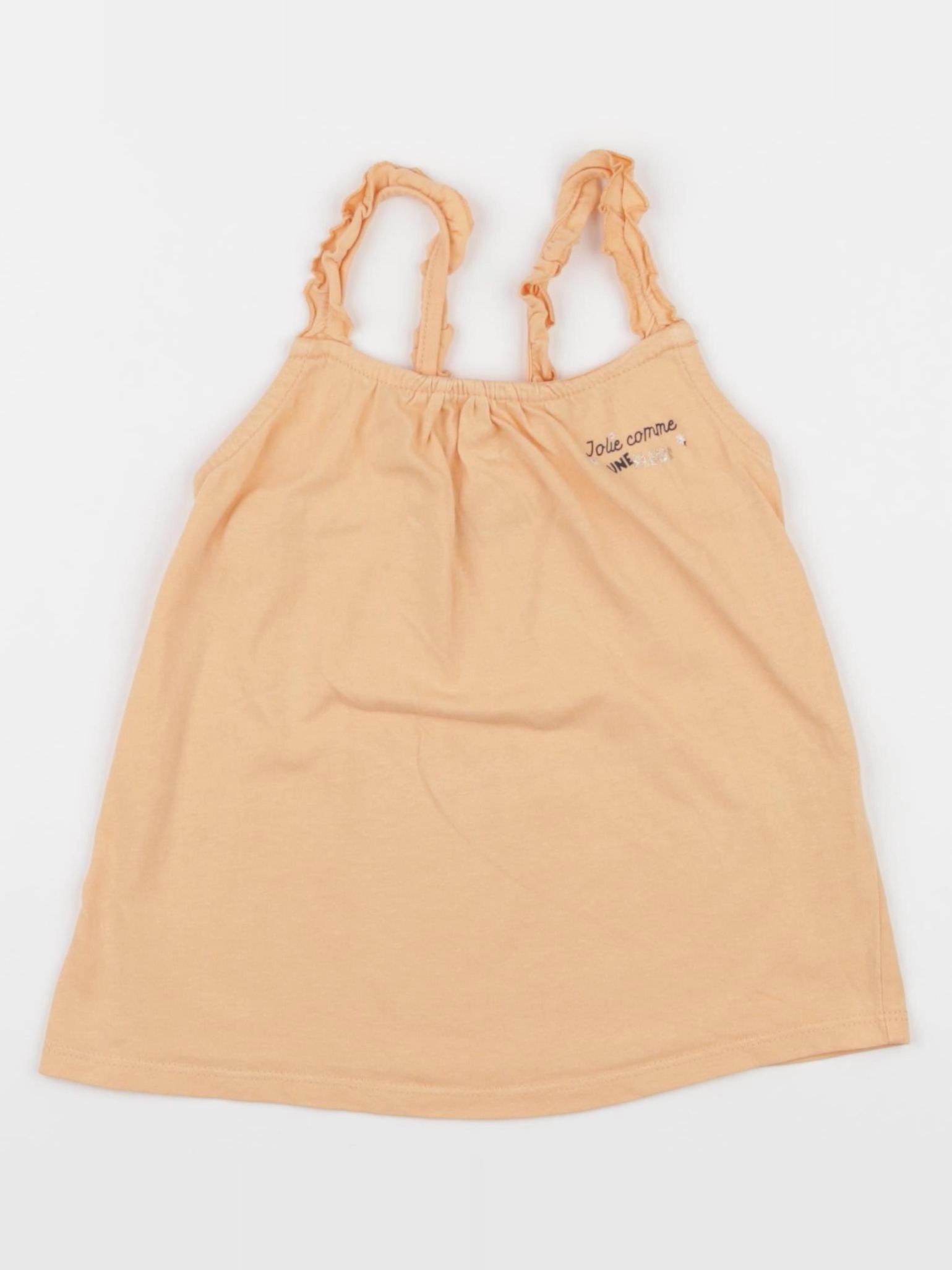 Vertbaudet - débardeur orange - 3 ans