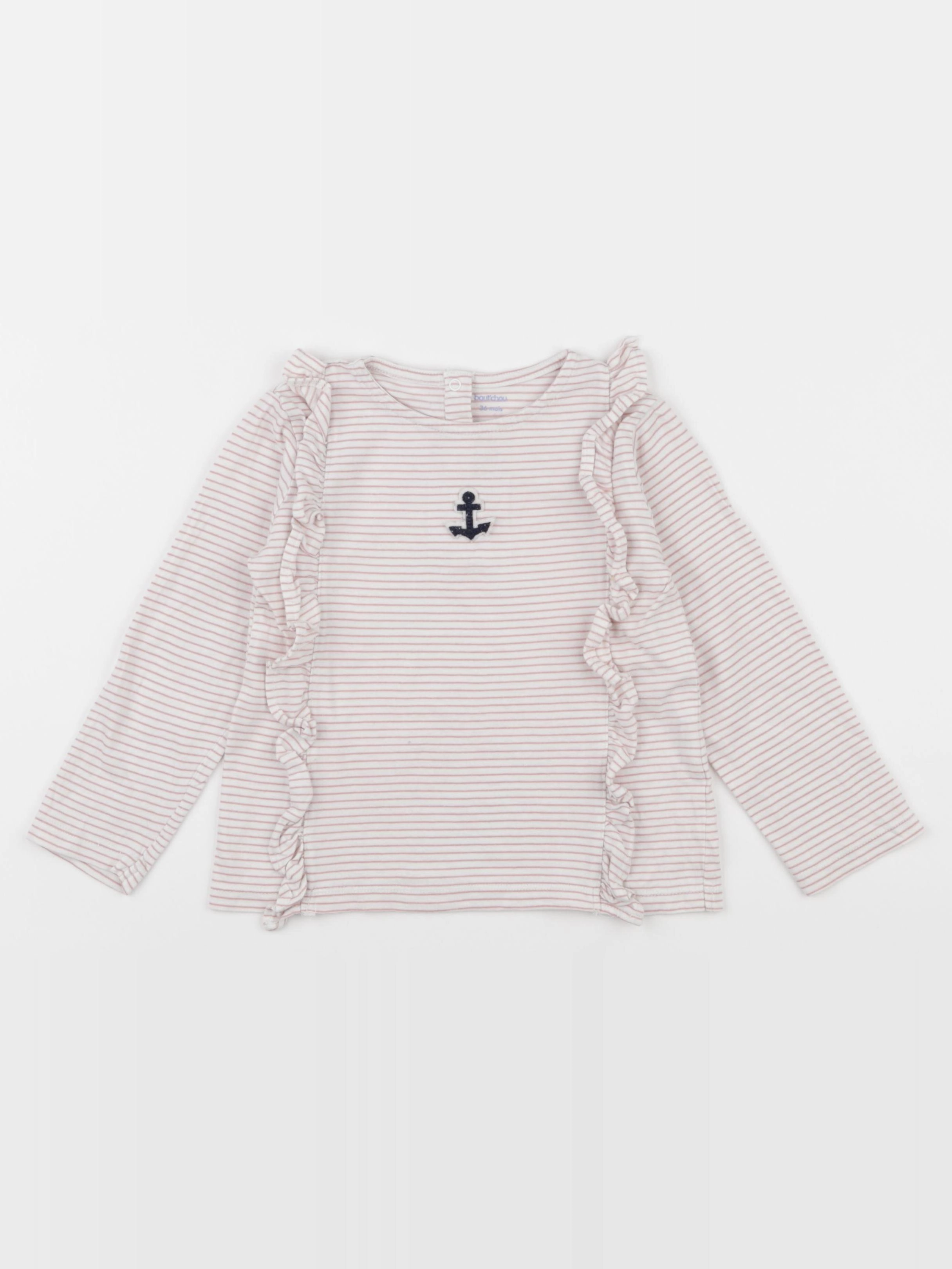 Boutchou - tee-shirt rouge - 36 mois