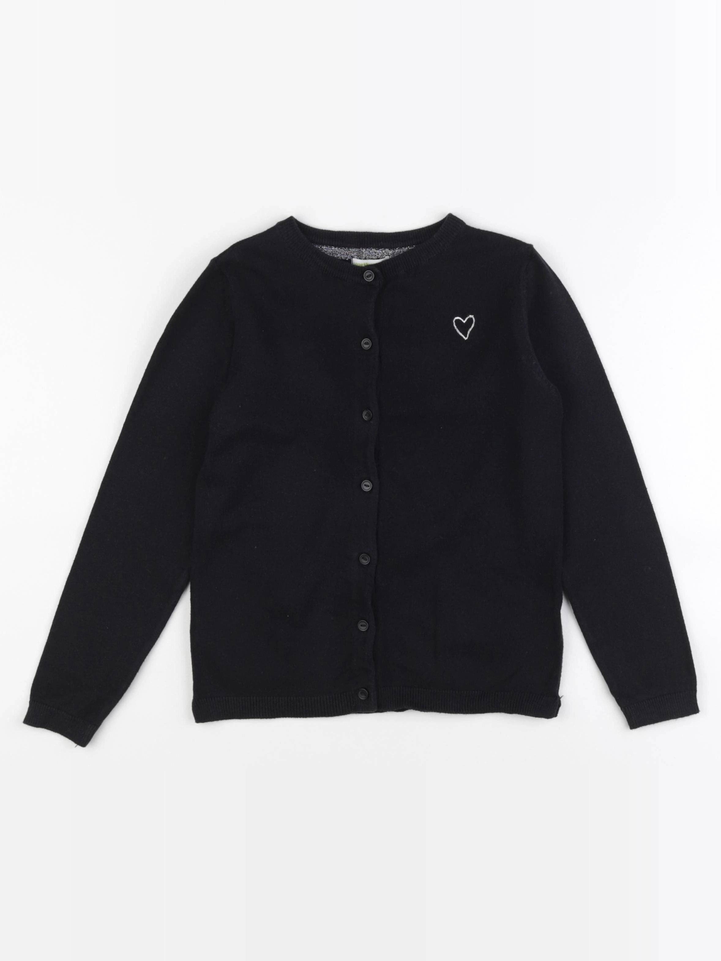 Vertbaudet - gilet noir - 8 ans