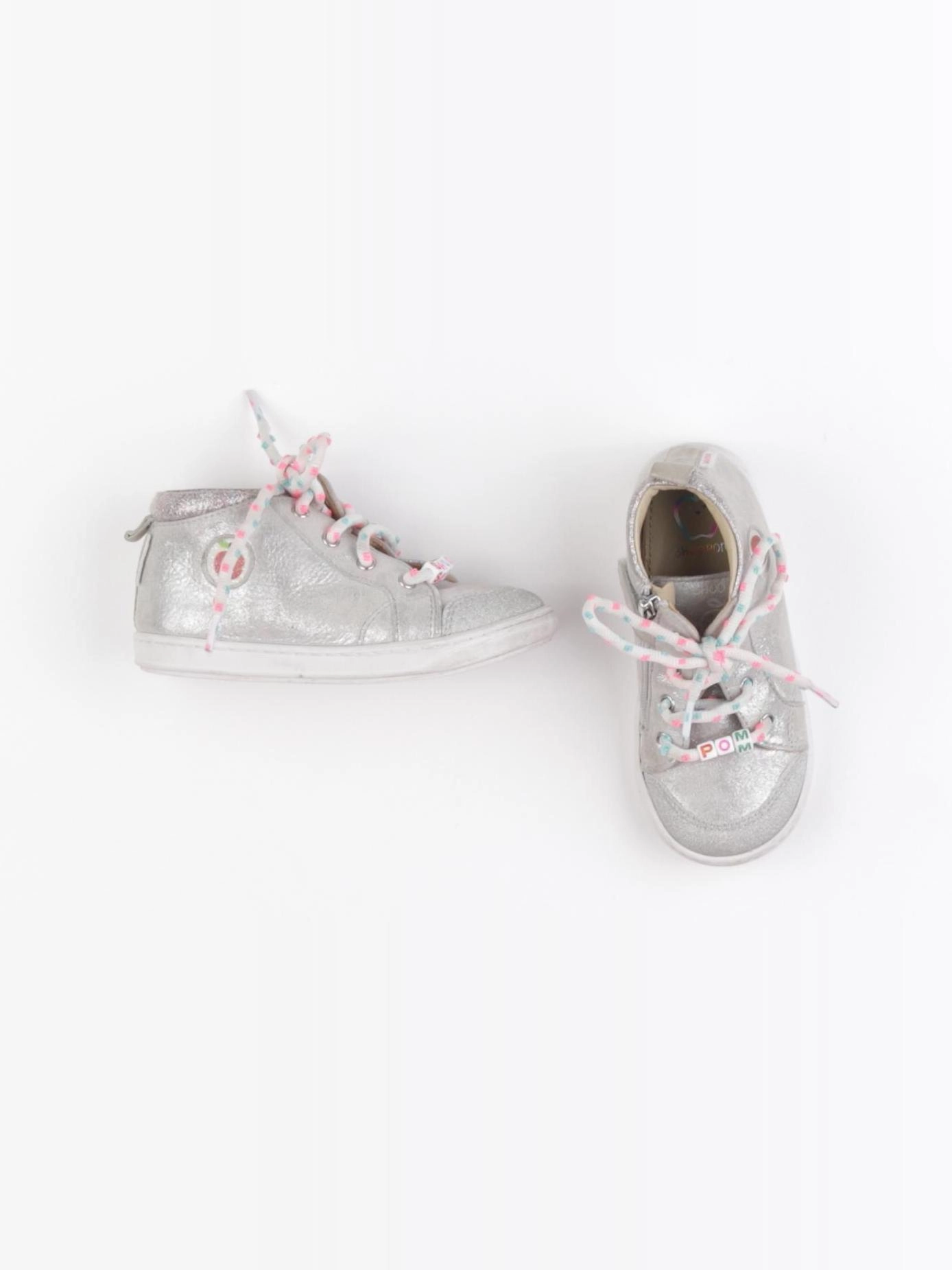 Shoo Pom - baskets gris, argent - pointure 25