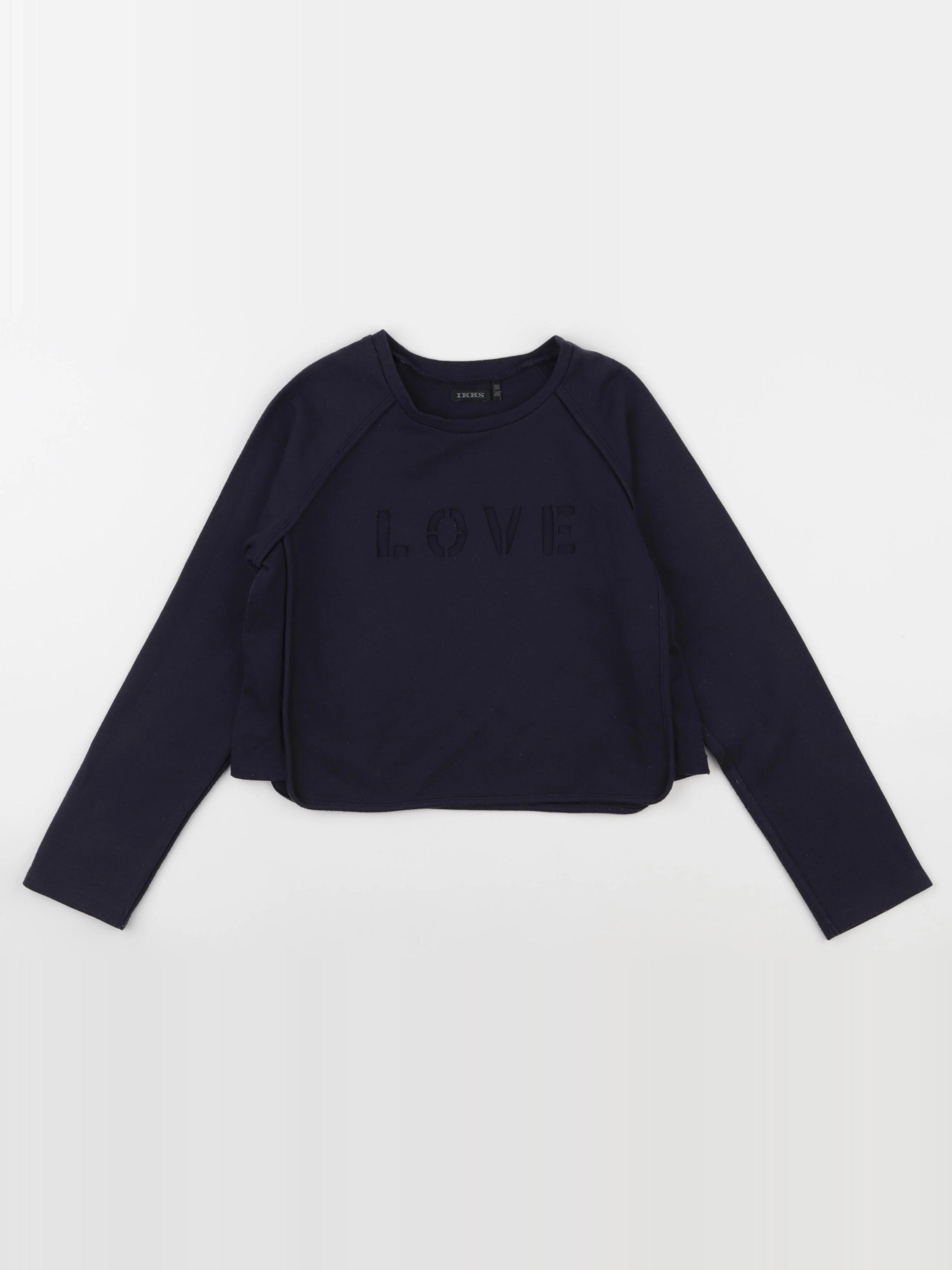 IKKS - sweat bleu - 10 ans