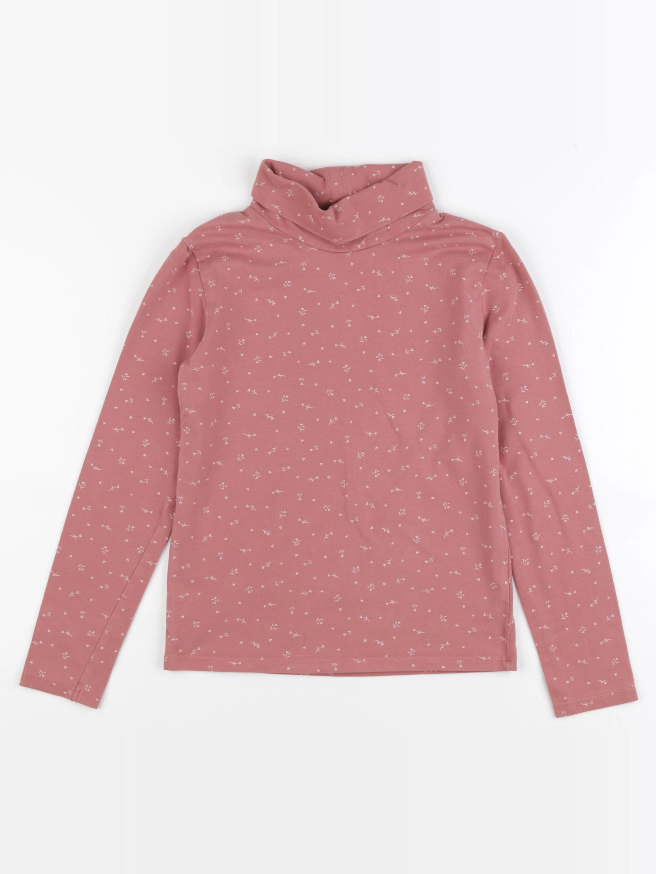 Vertbaudet - sous-pull rose - 8 ans