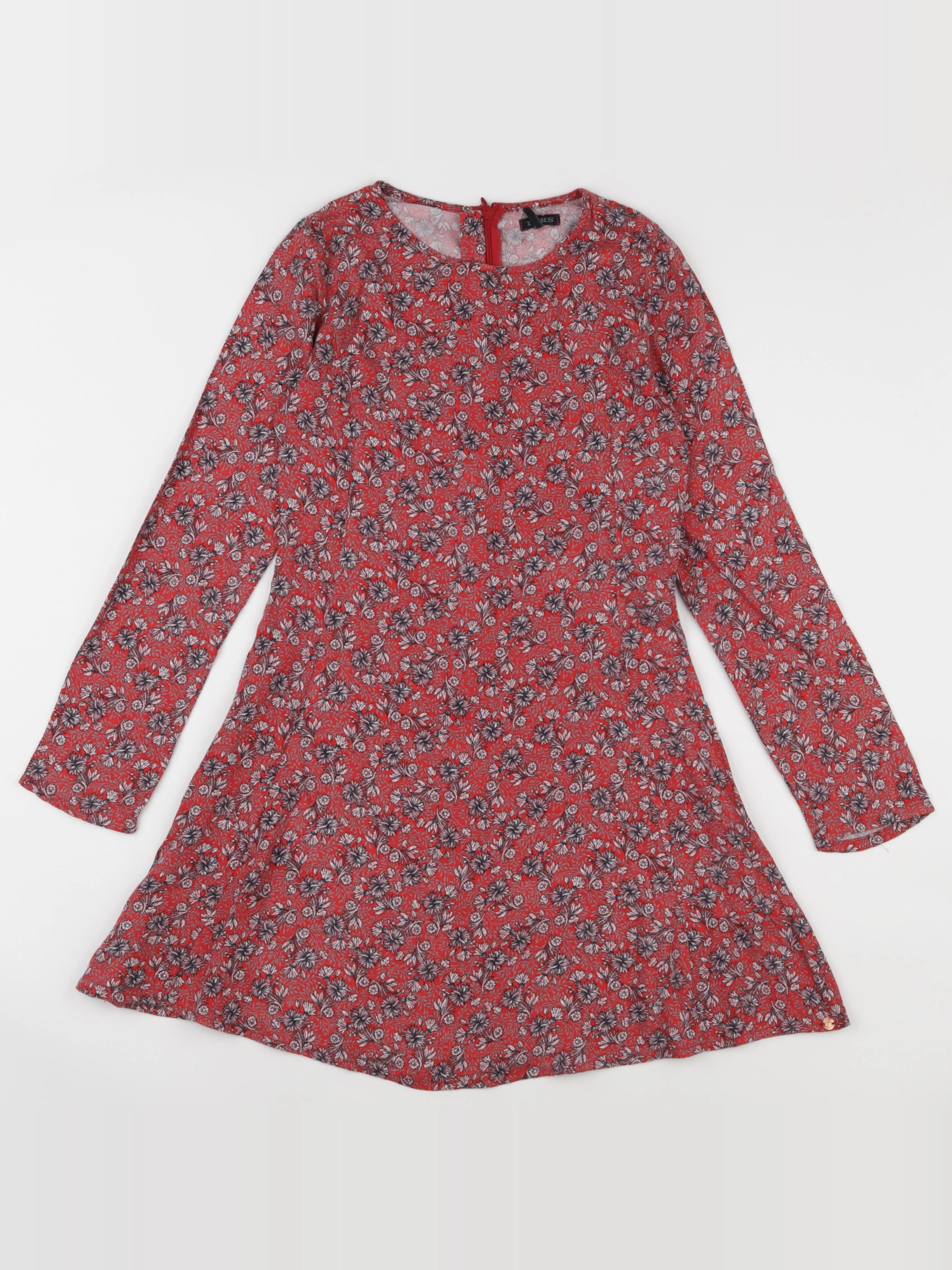 IKKS - robe rouge - 10 ans