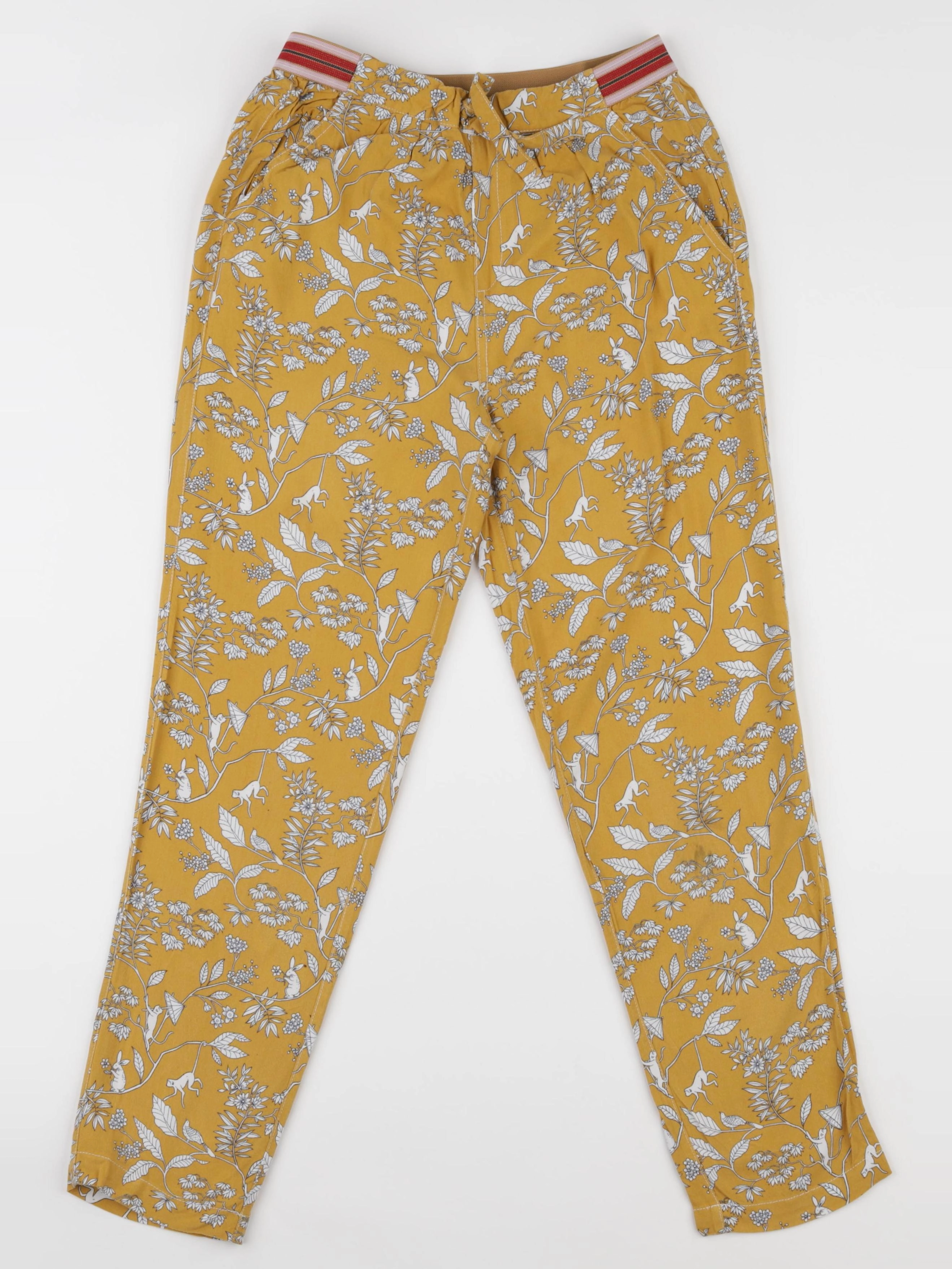Cyrillus - pantalon jaune - 12 ans