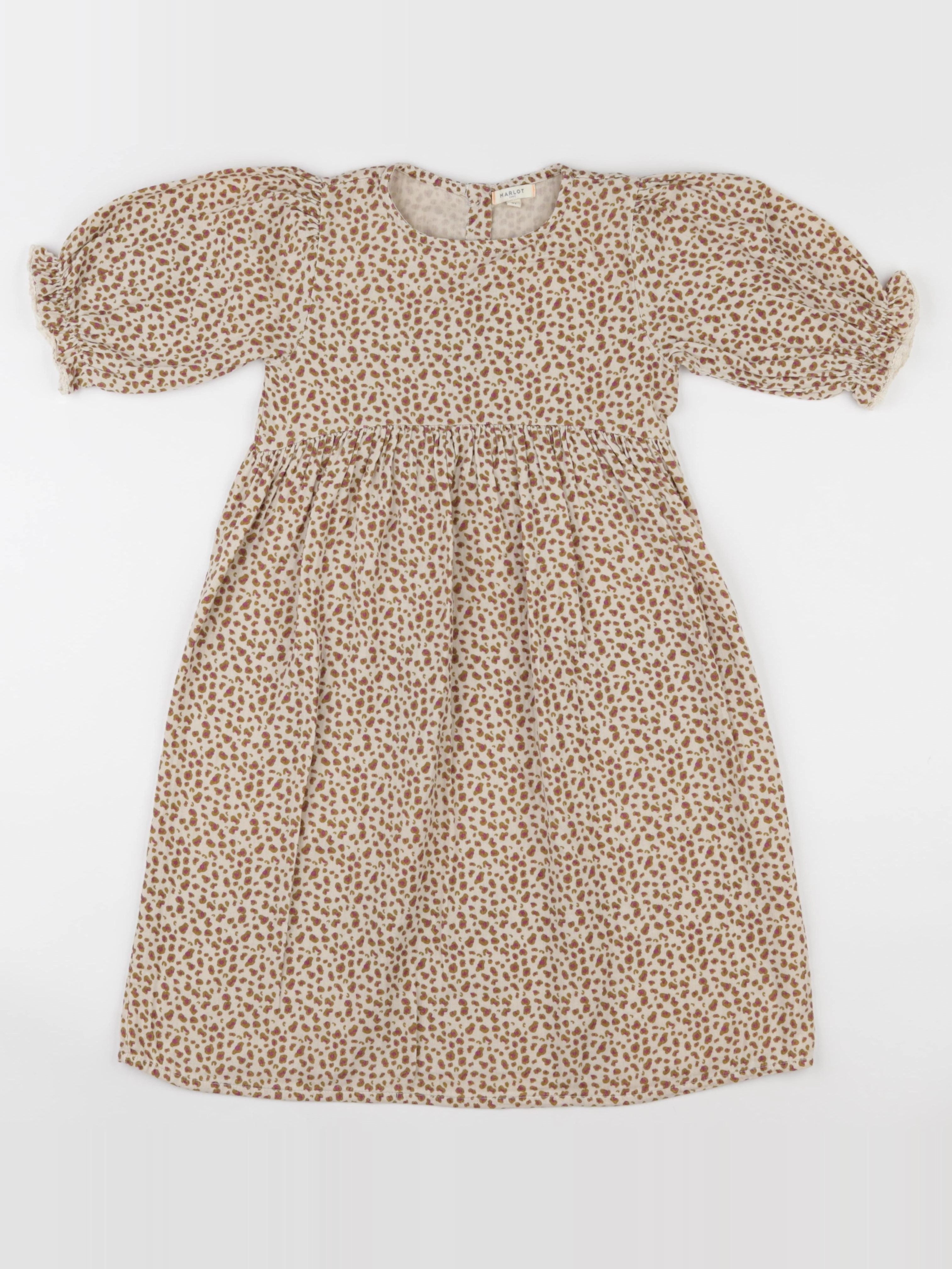 Marlot Paris - robe marron - 8 ans