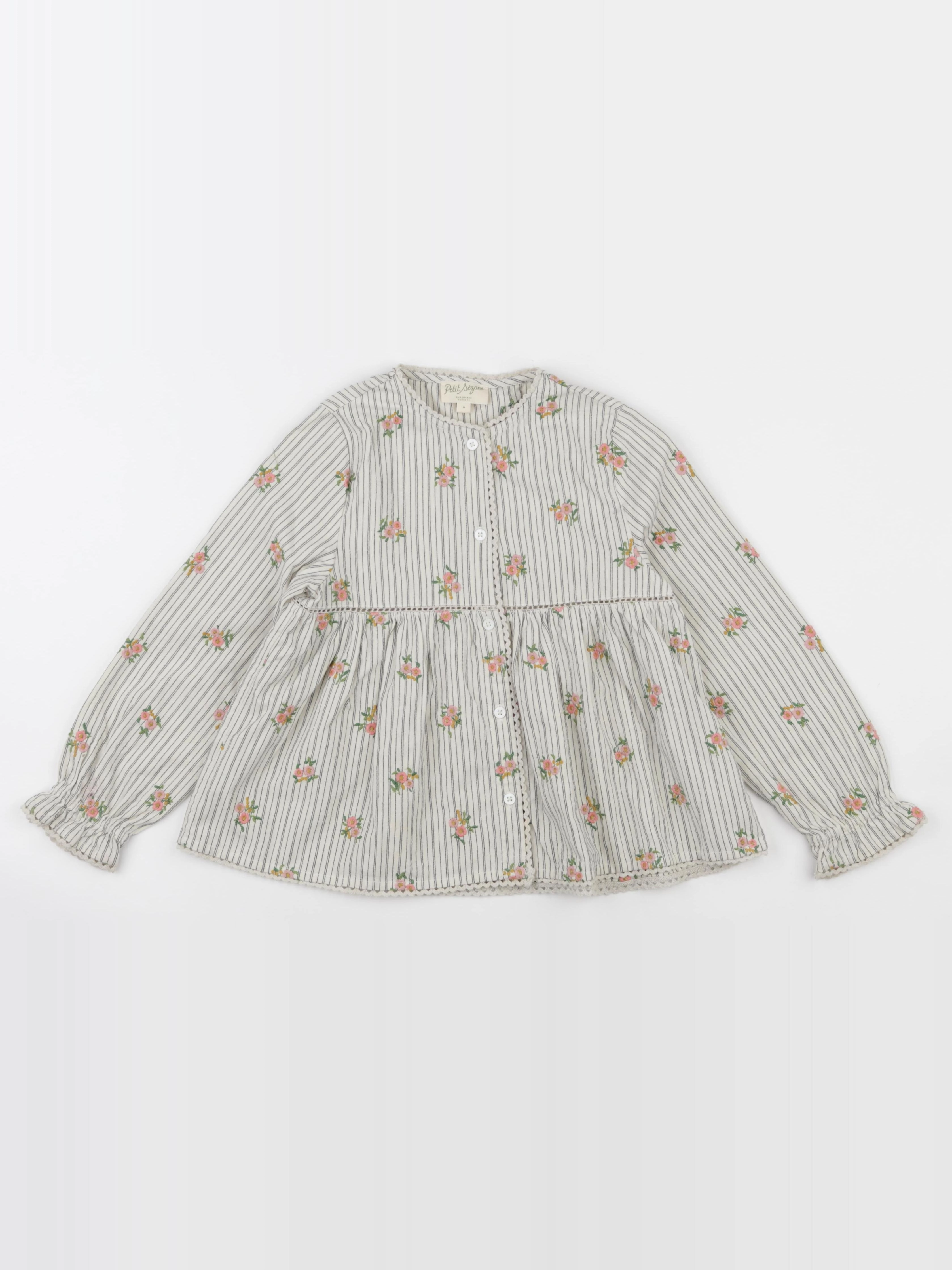 Petit Sézane  - blouse beige - 8 ans