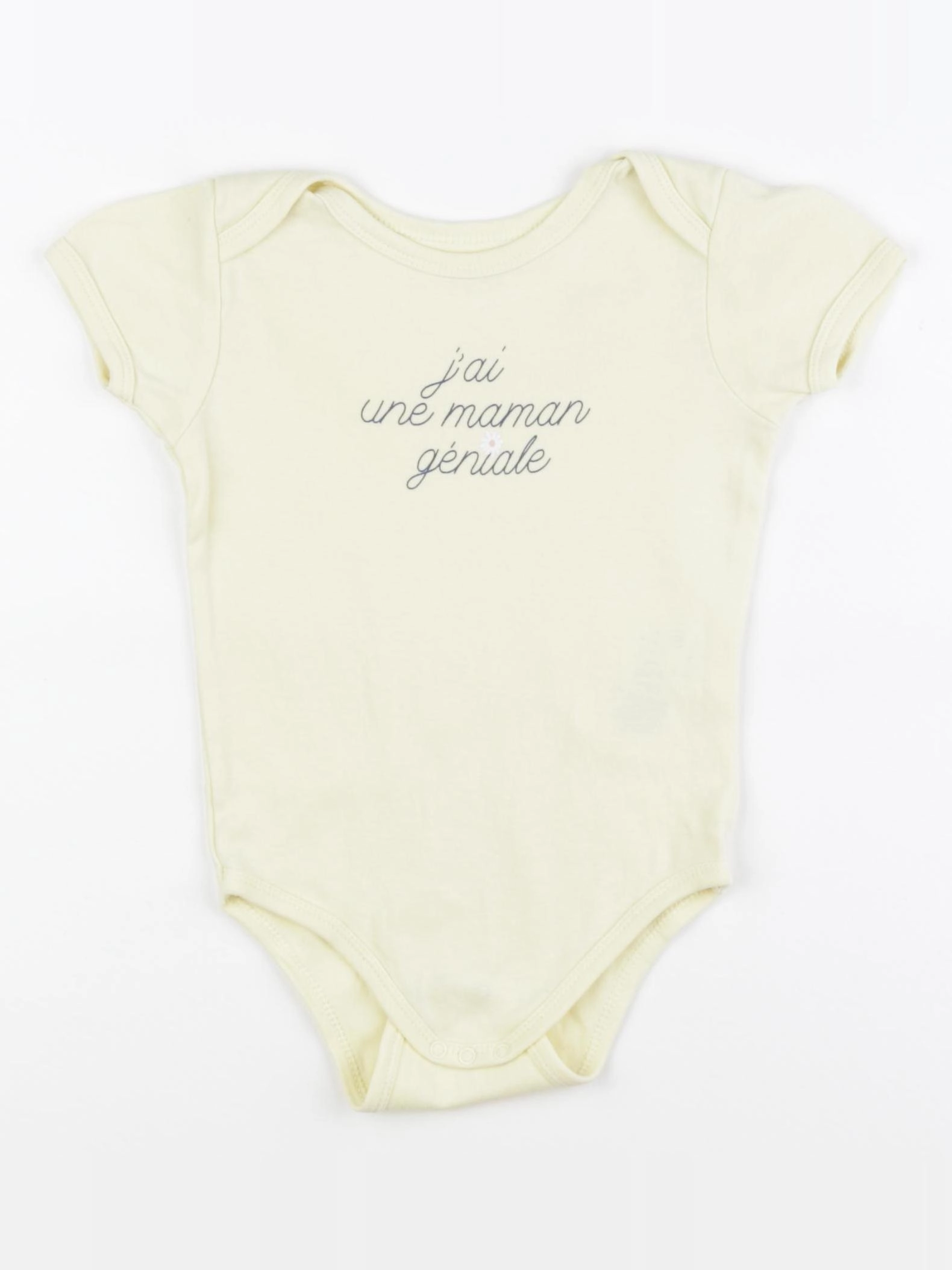 Vertbaudet - body jaune - 3 ans