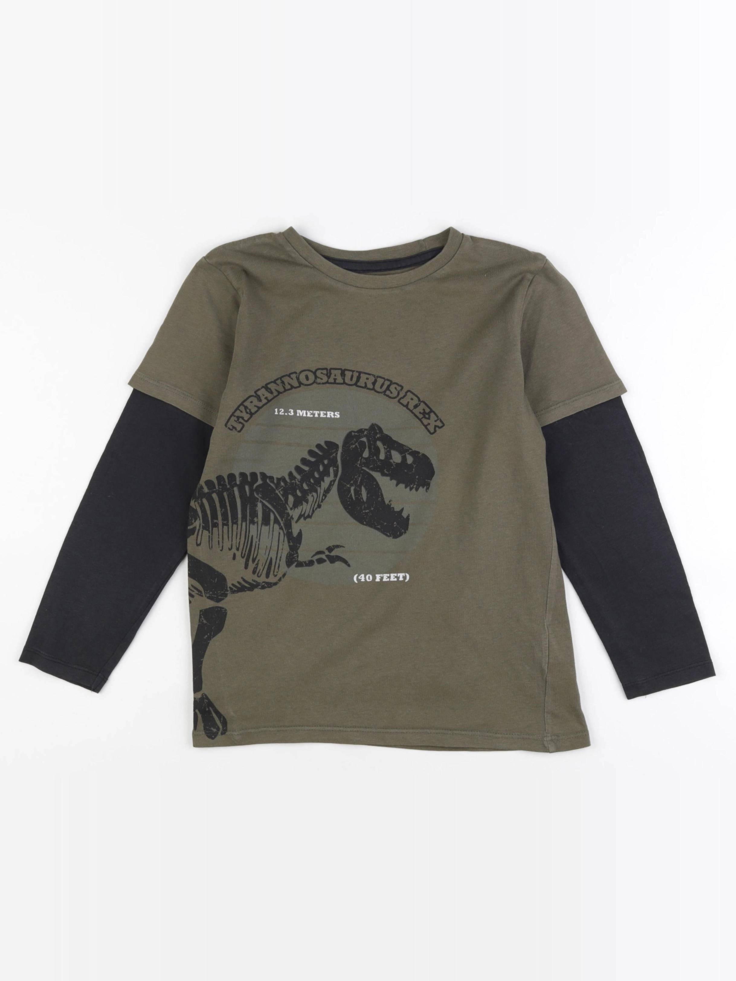 Vertbaudet - tee-shirt vert - 8 ans
