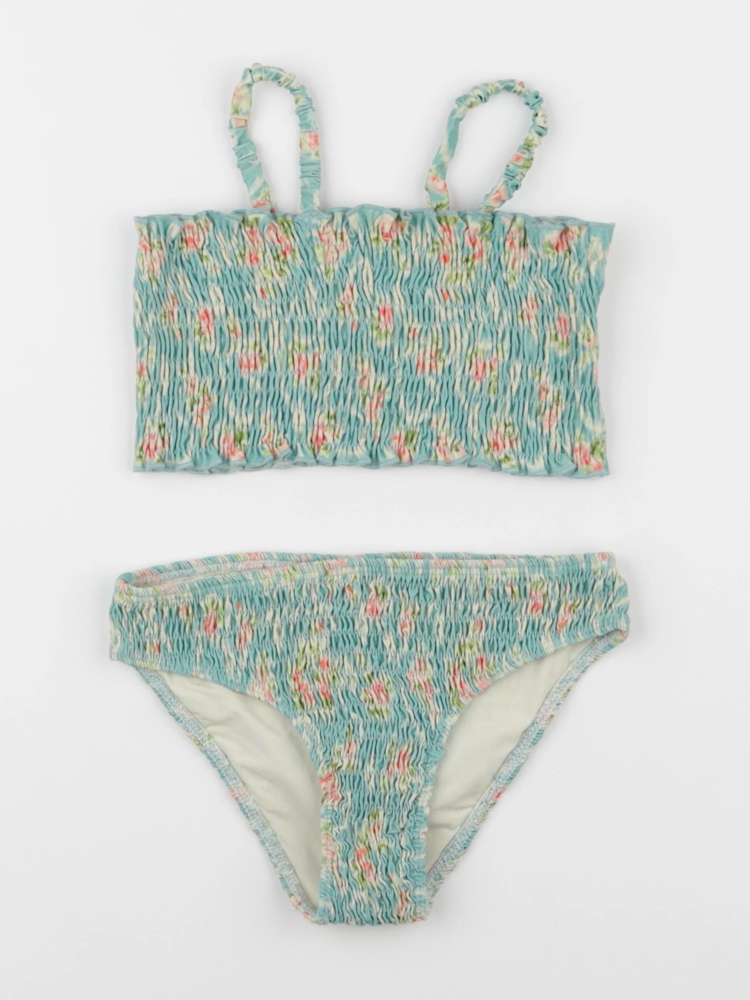 Zara - maillot de bain vert - 6/7 ans