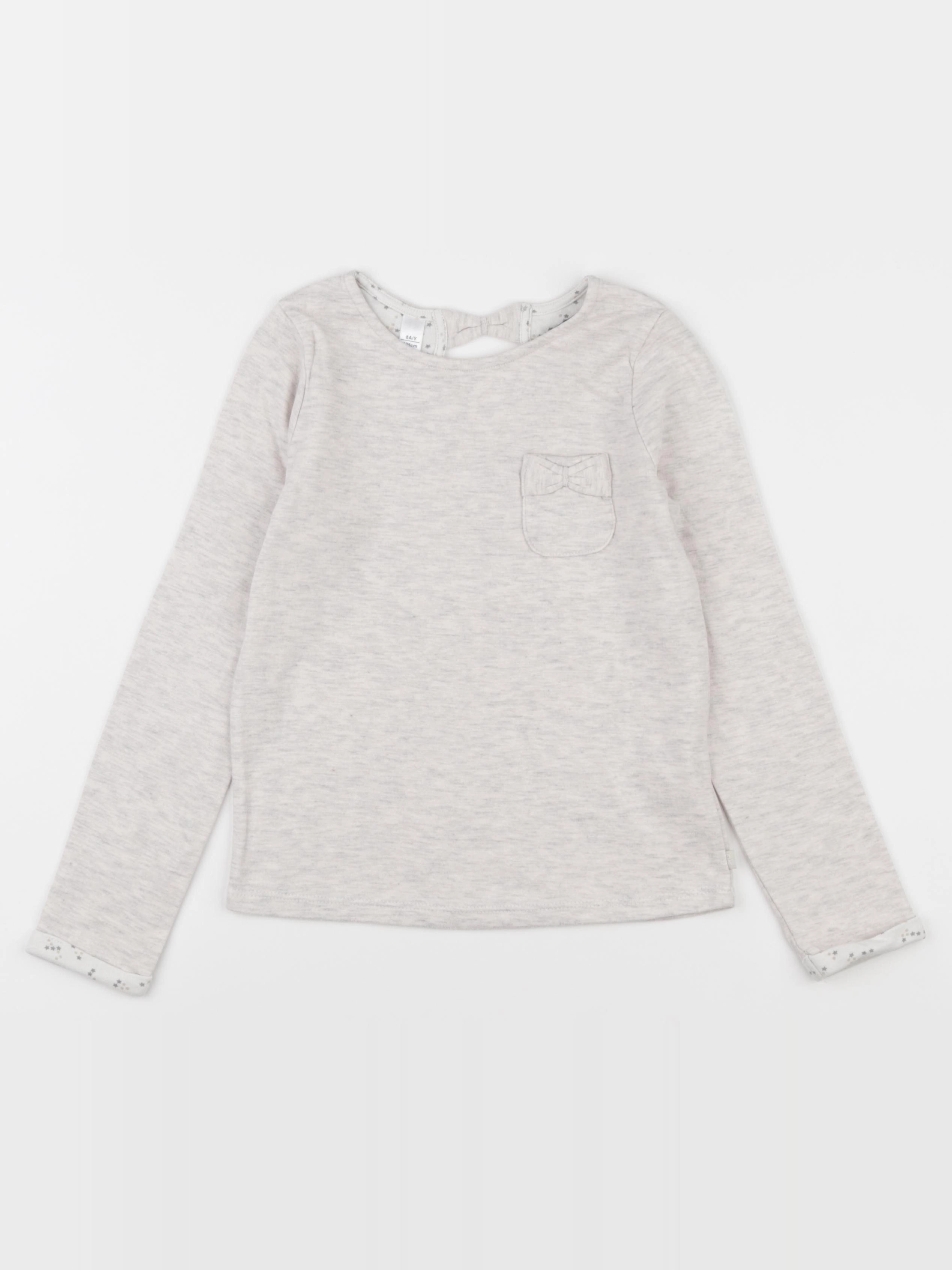 Okaidi - tee-shirt gris - 8 ans
