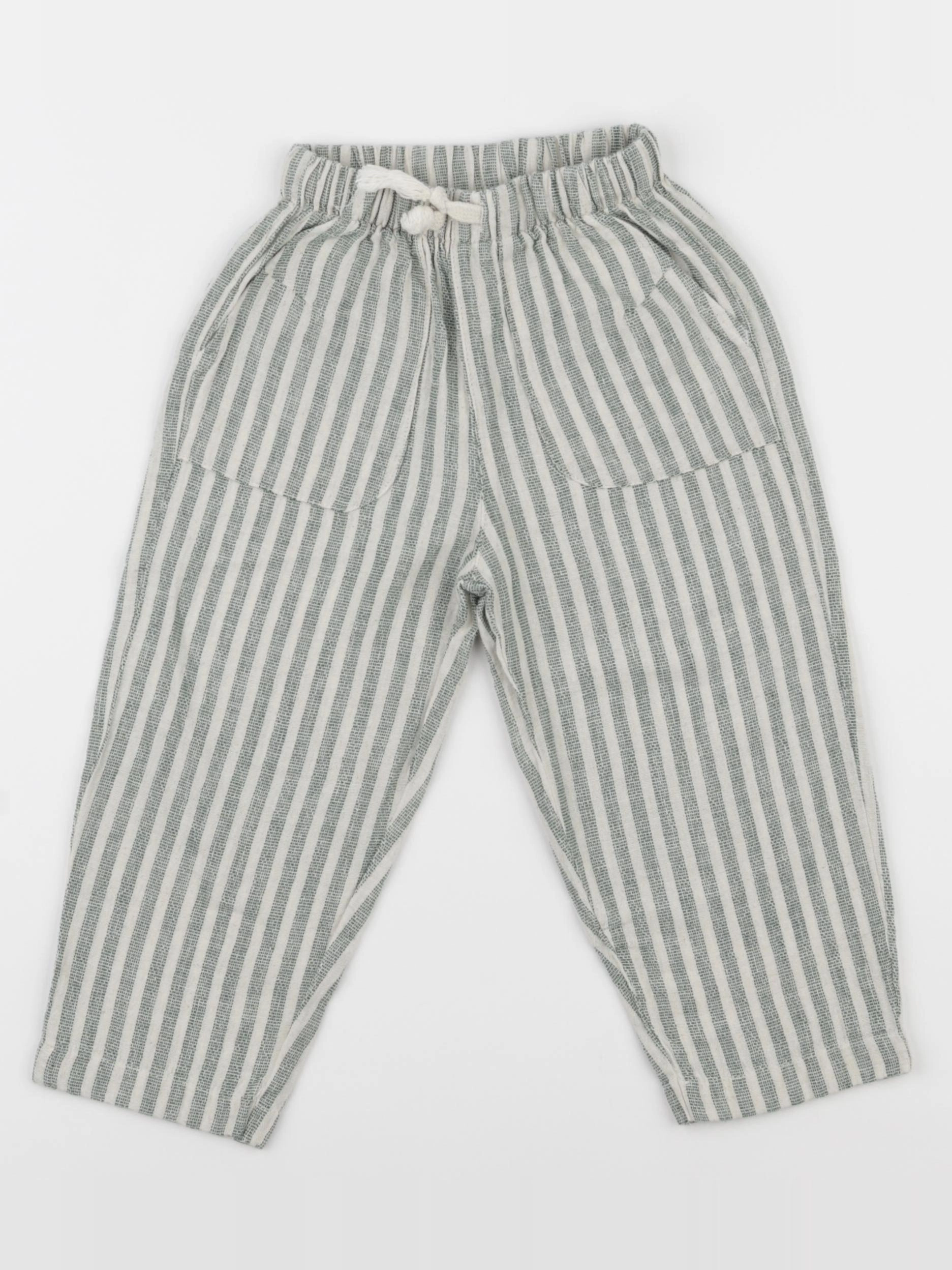 Zara - pantalon vert - 12/18 mois