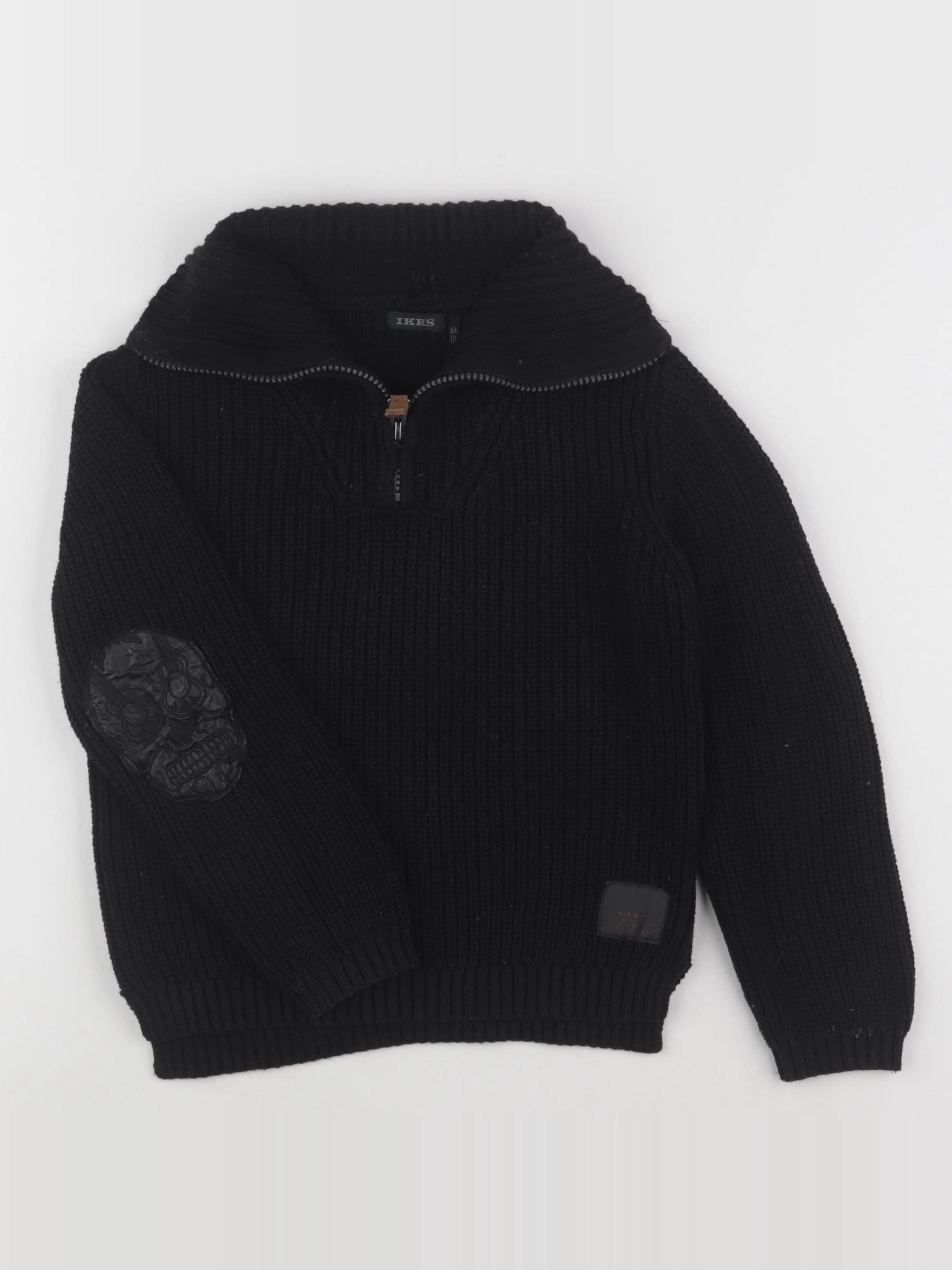 IKKS - pull noir - 6 ans