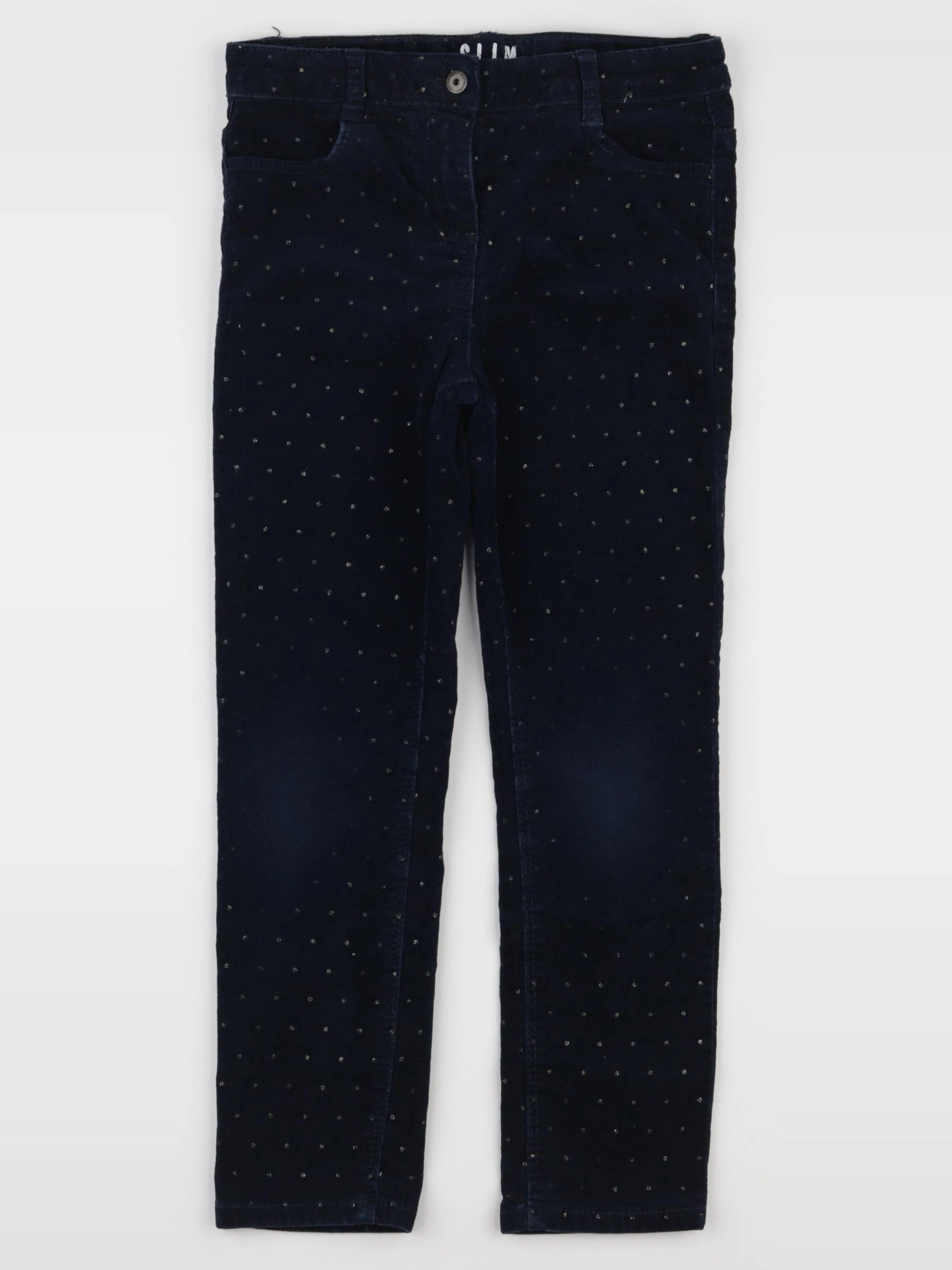 Vertbaudet - pantalon bleu - 8 ans