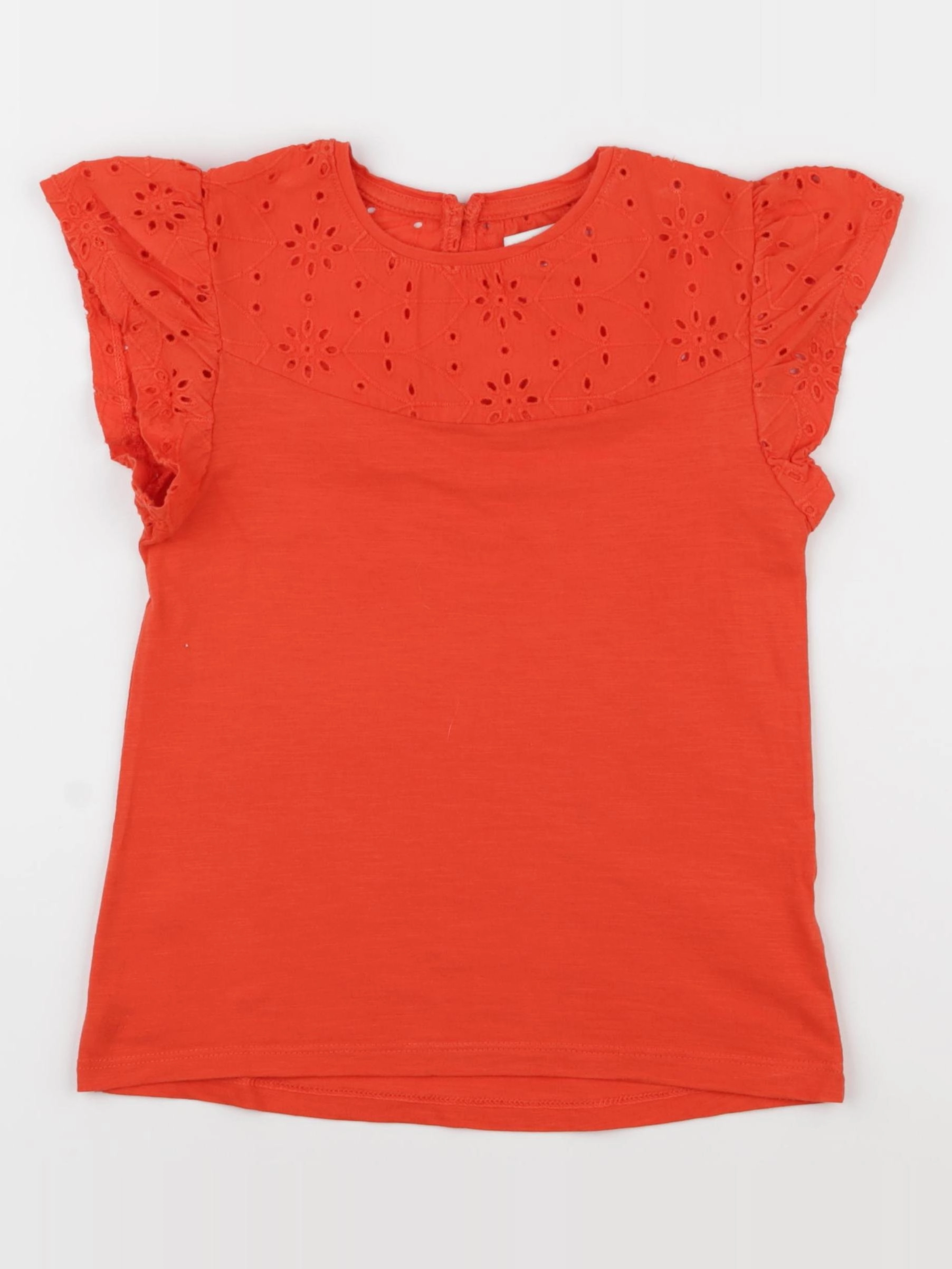 Vertbaudet - tee-shirt rouge - 8 ans