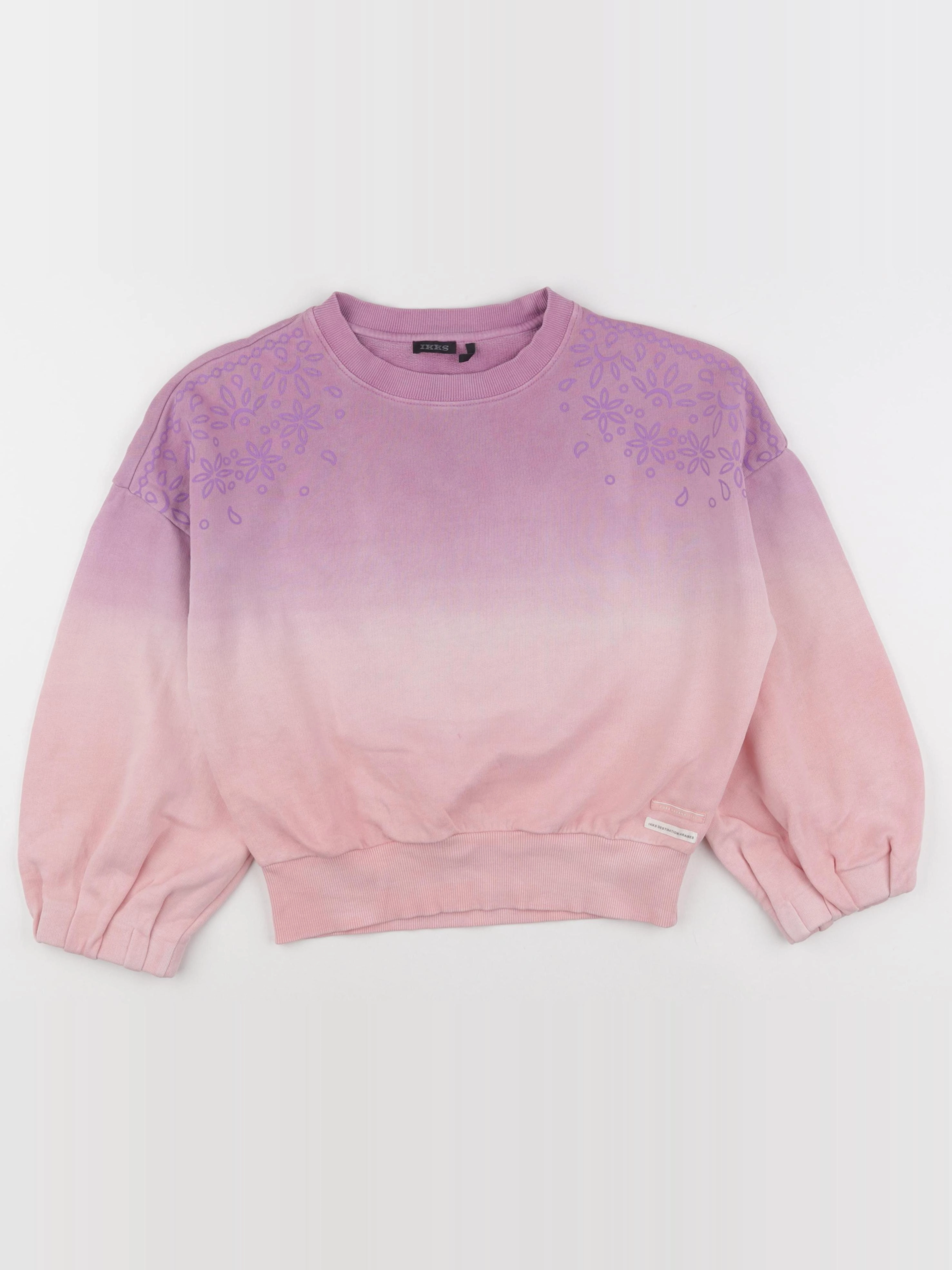 IKKS - sweat rose - 10 ans
