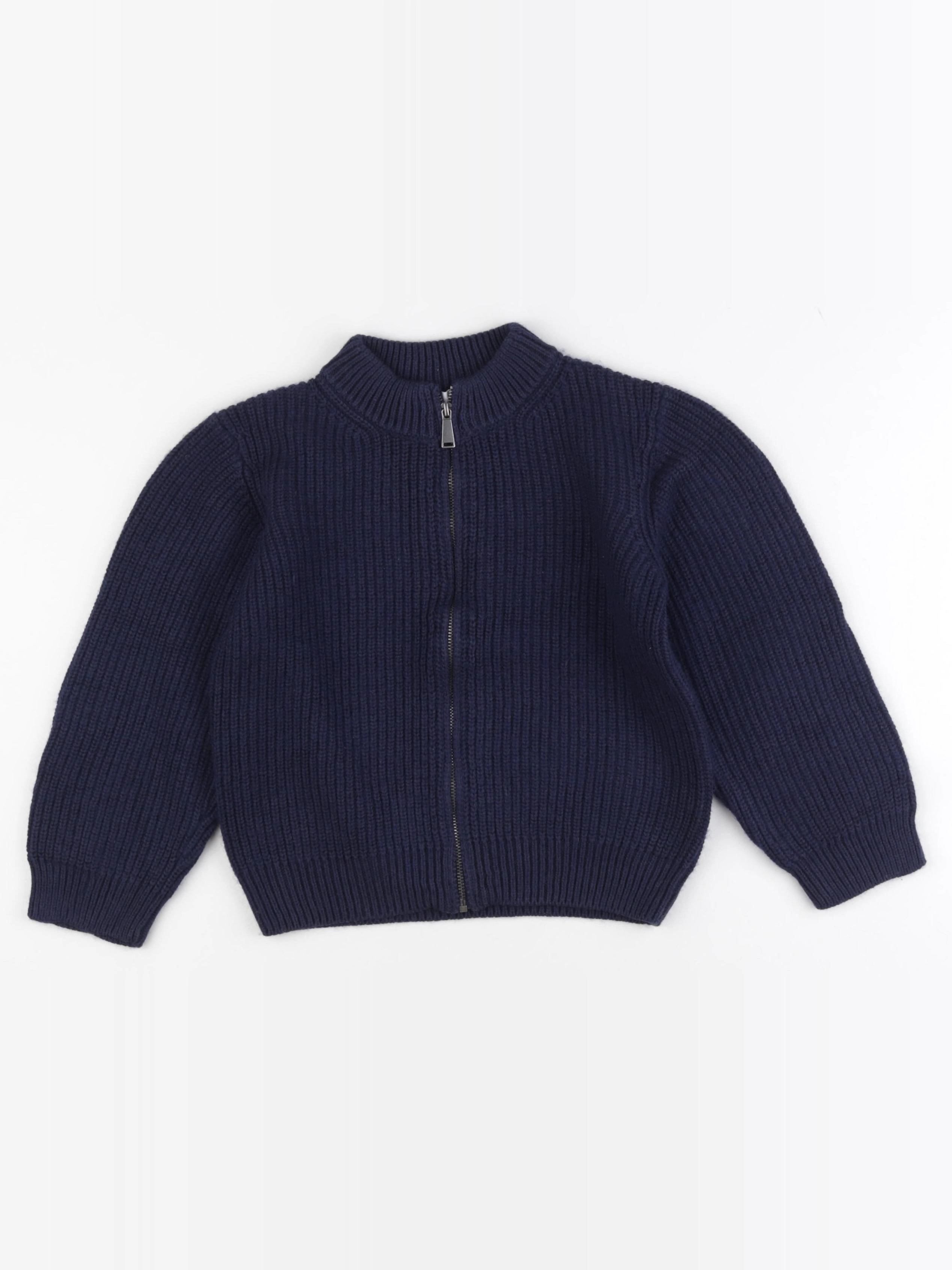 Cadet Rousselle - gilet bleu - 8 ans