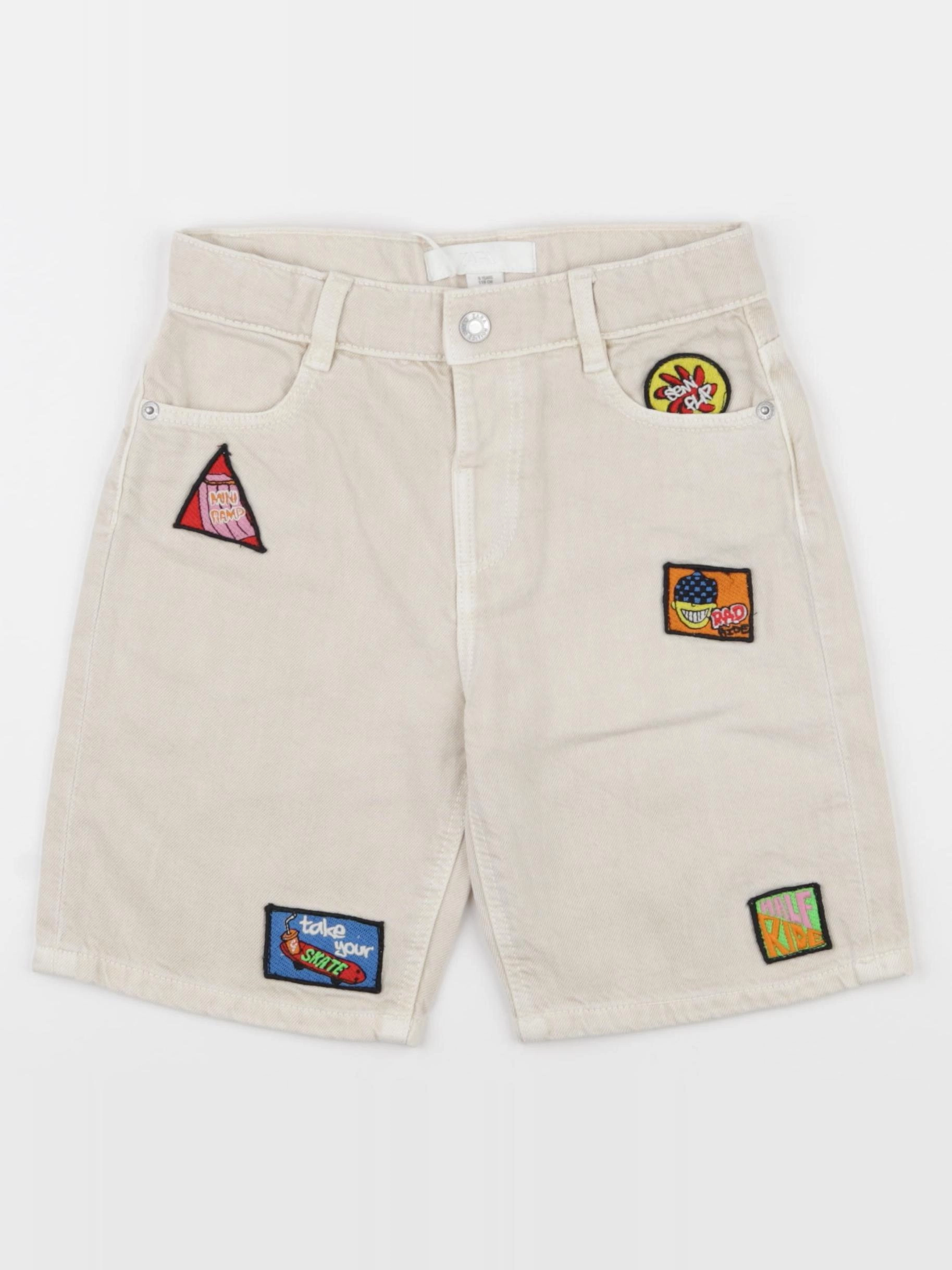 Zara - short beige - 5 ans