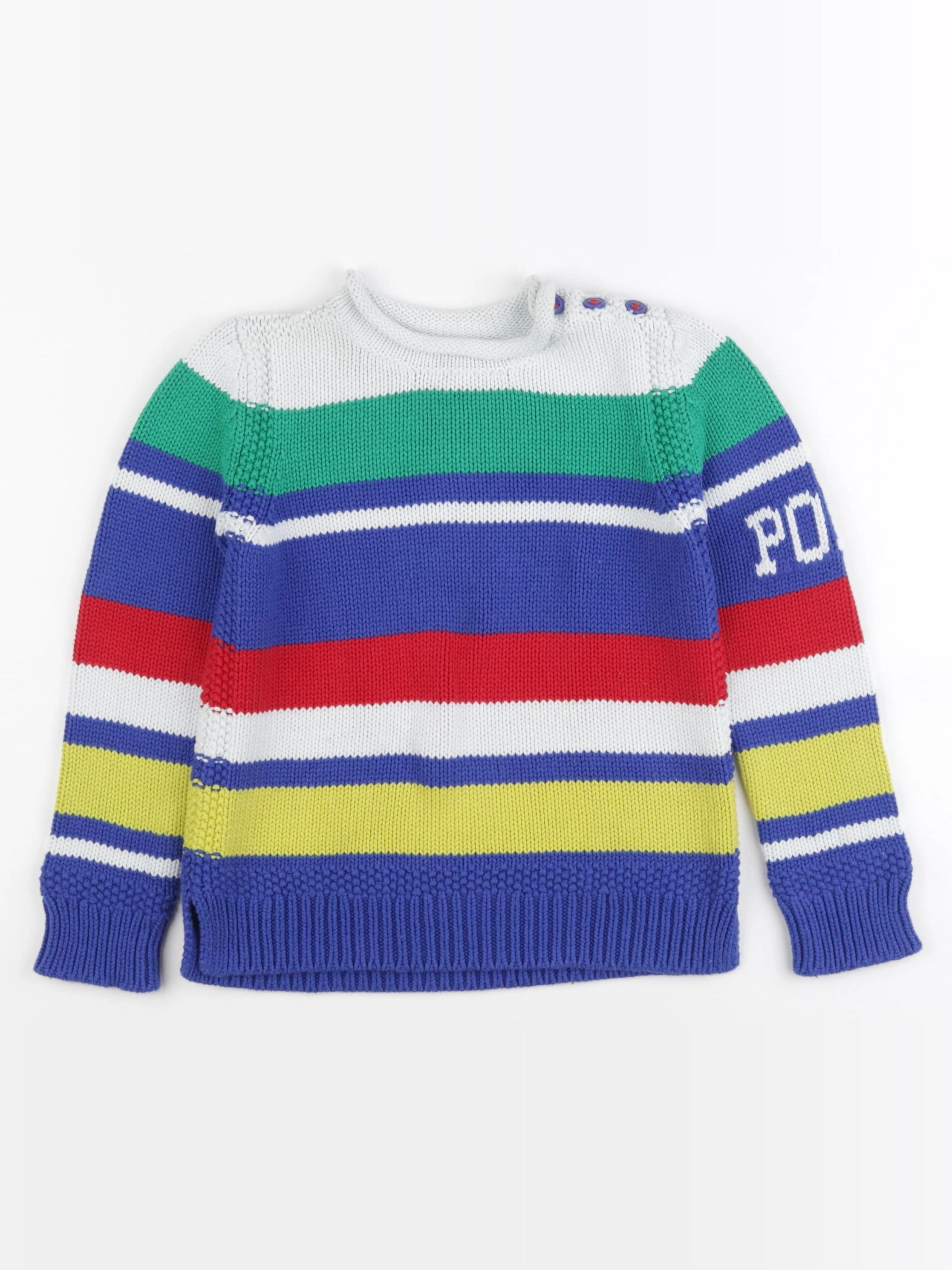 Ralph Lauren - pull multicolore - 7 ans