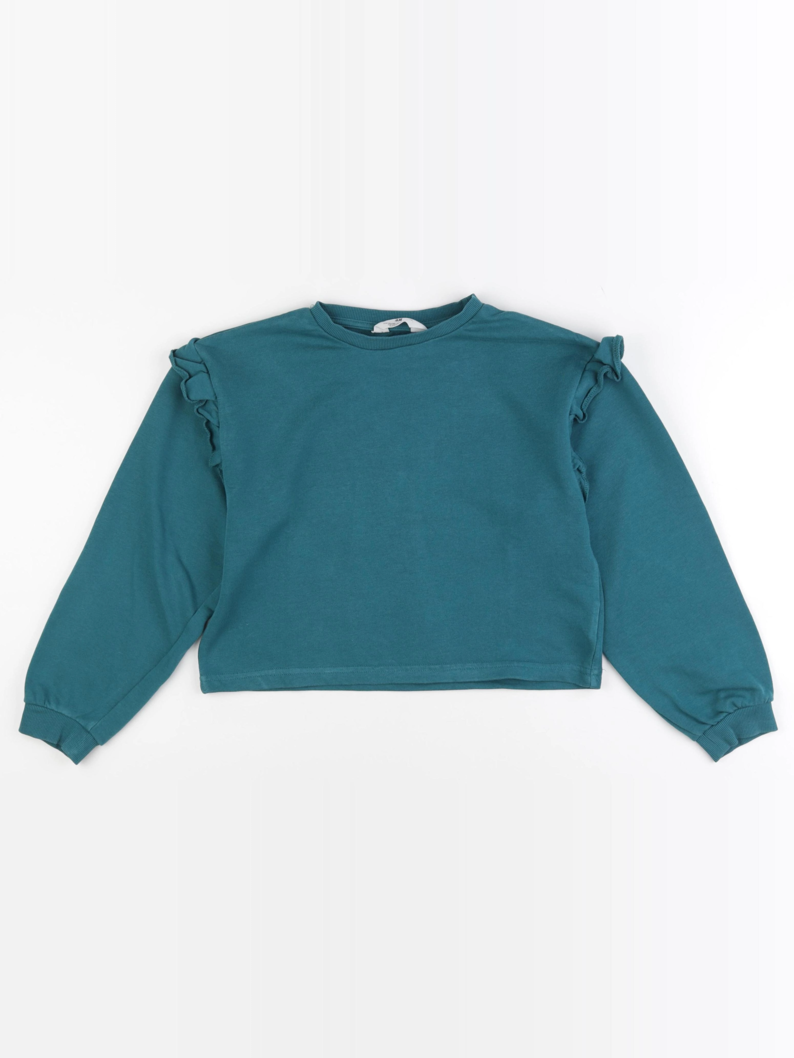 H&M - sweat bleu - 8/10 ans