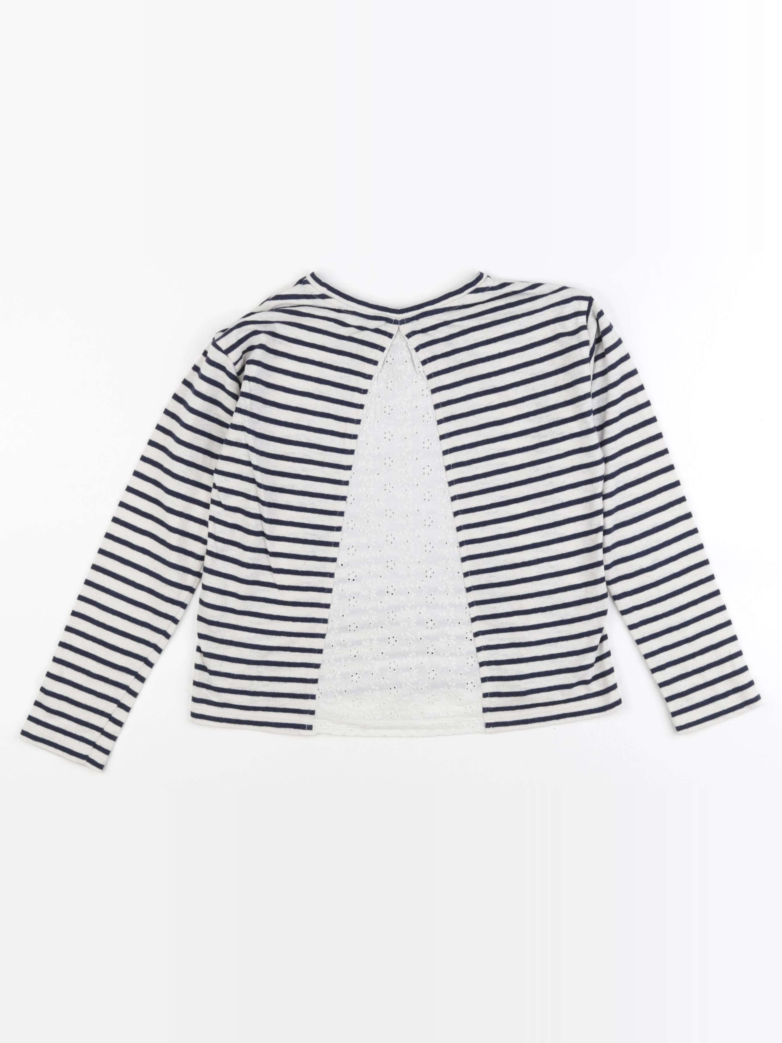 IKKS - tee-shirt imprimé au dos bleu, blanc - 8 ans