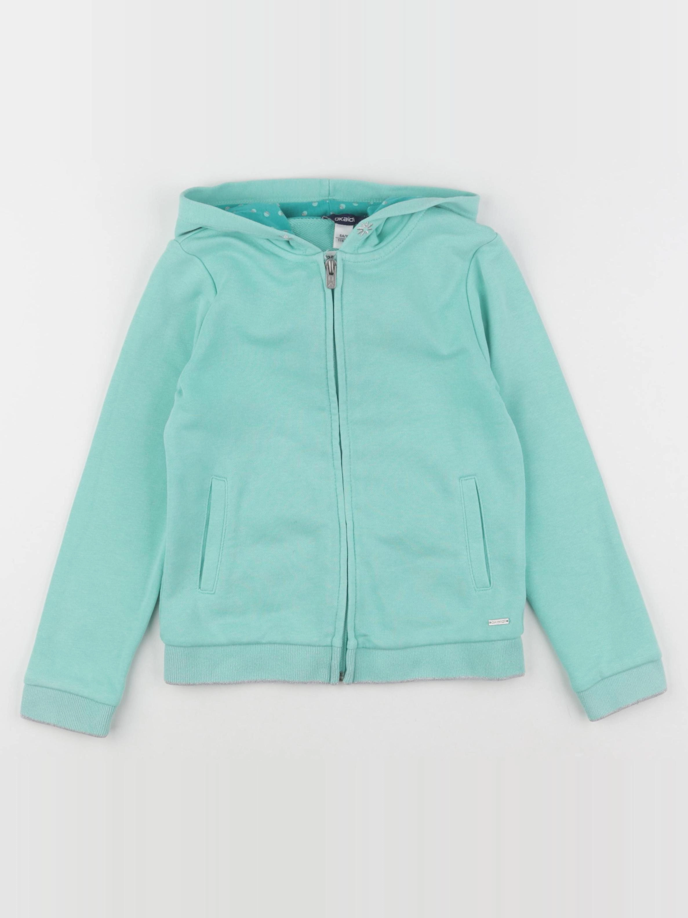 Okaidi - sweat vert - 6 ans