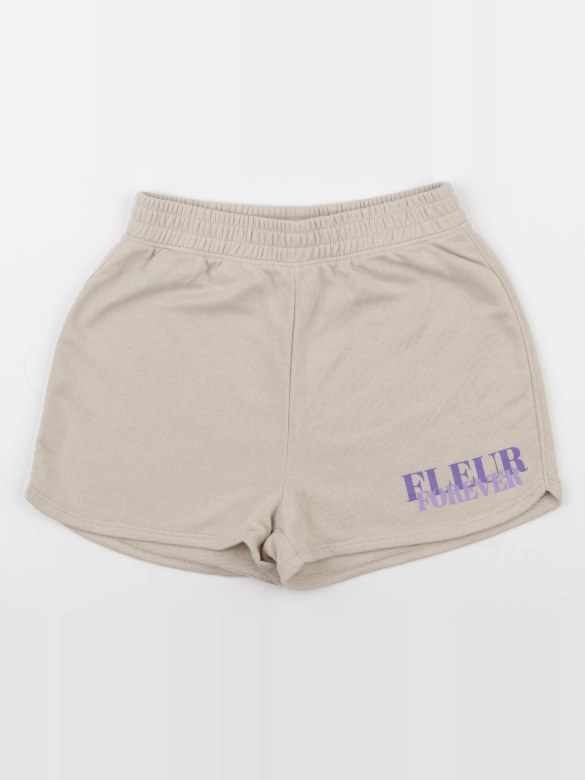 H&M - short beige - 10/11 ans