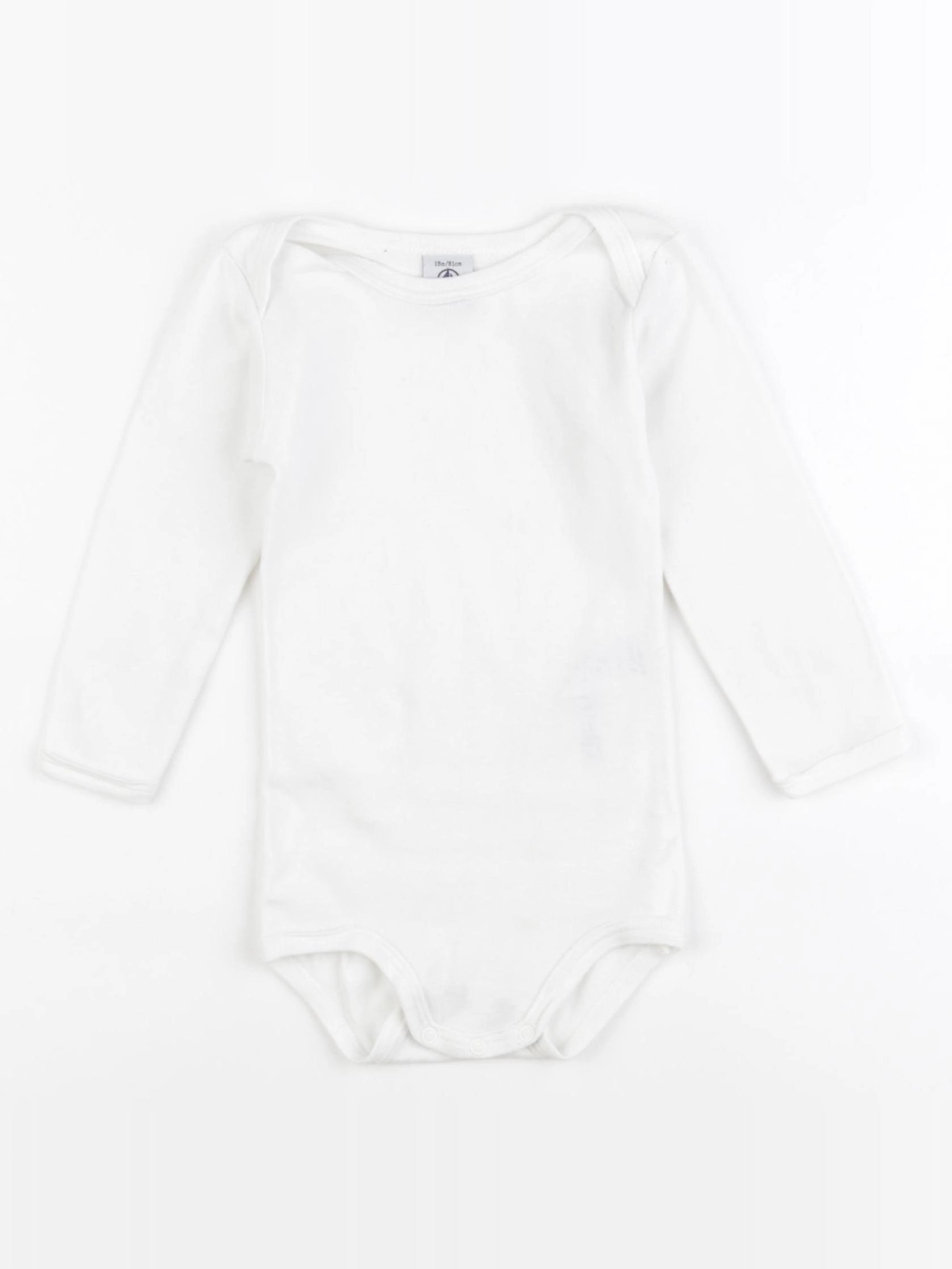Petit Bateau - body blanc - 18 mois