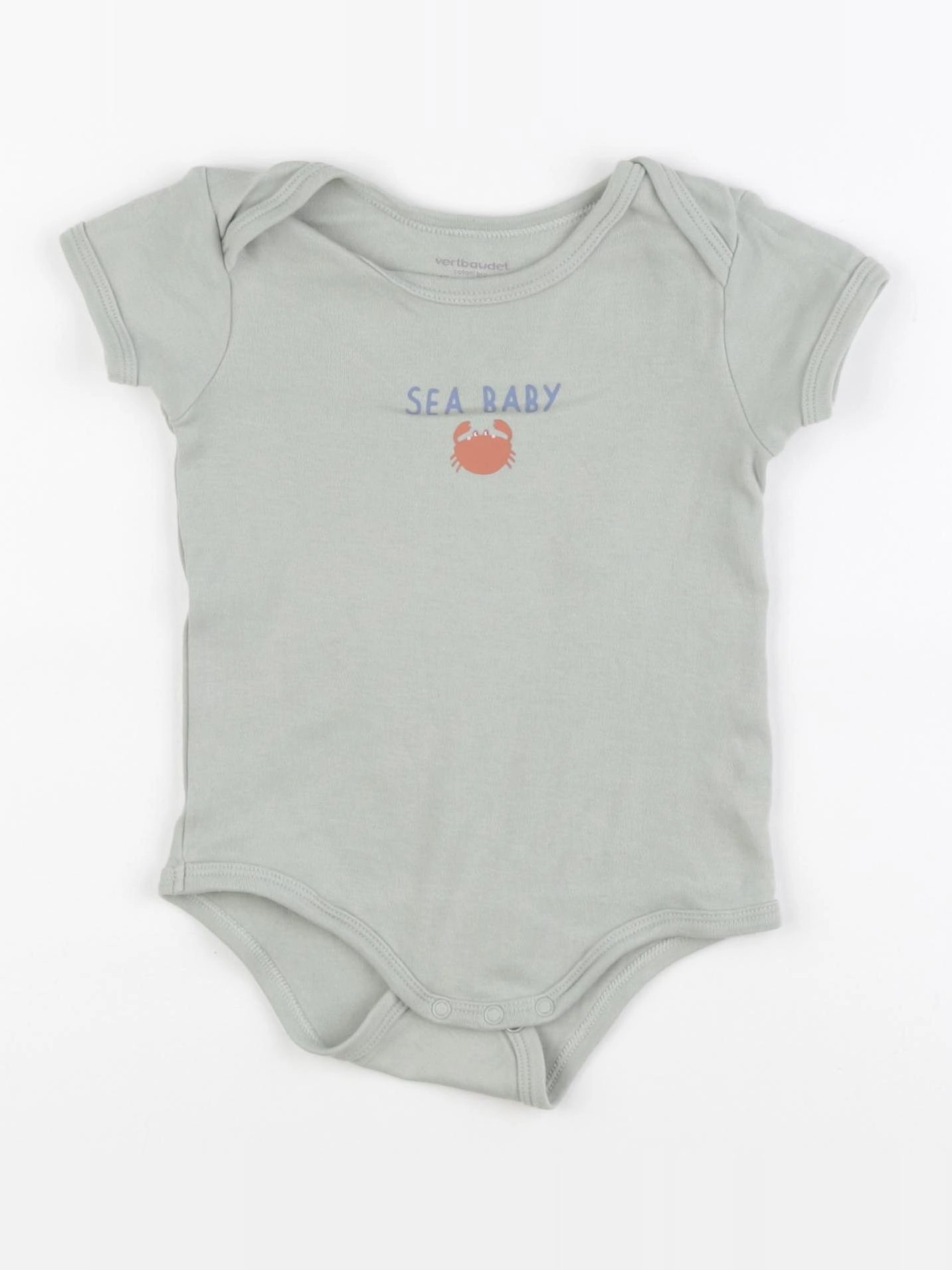 Vertbaudet - body vert - 18 mois