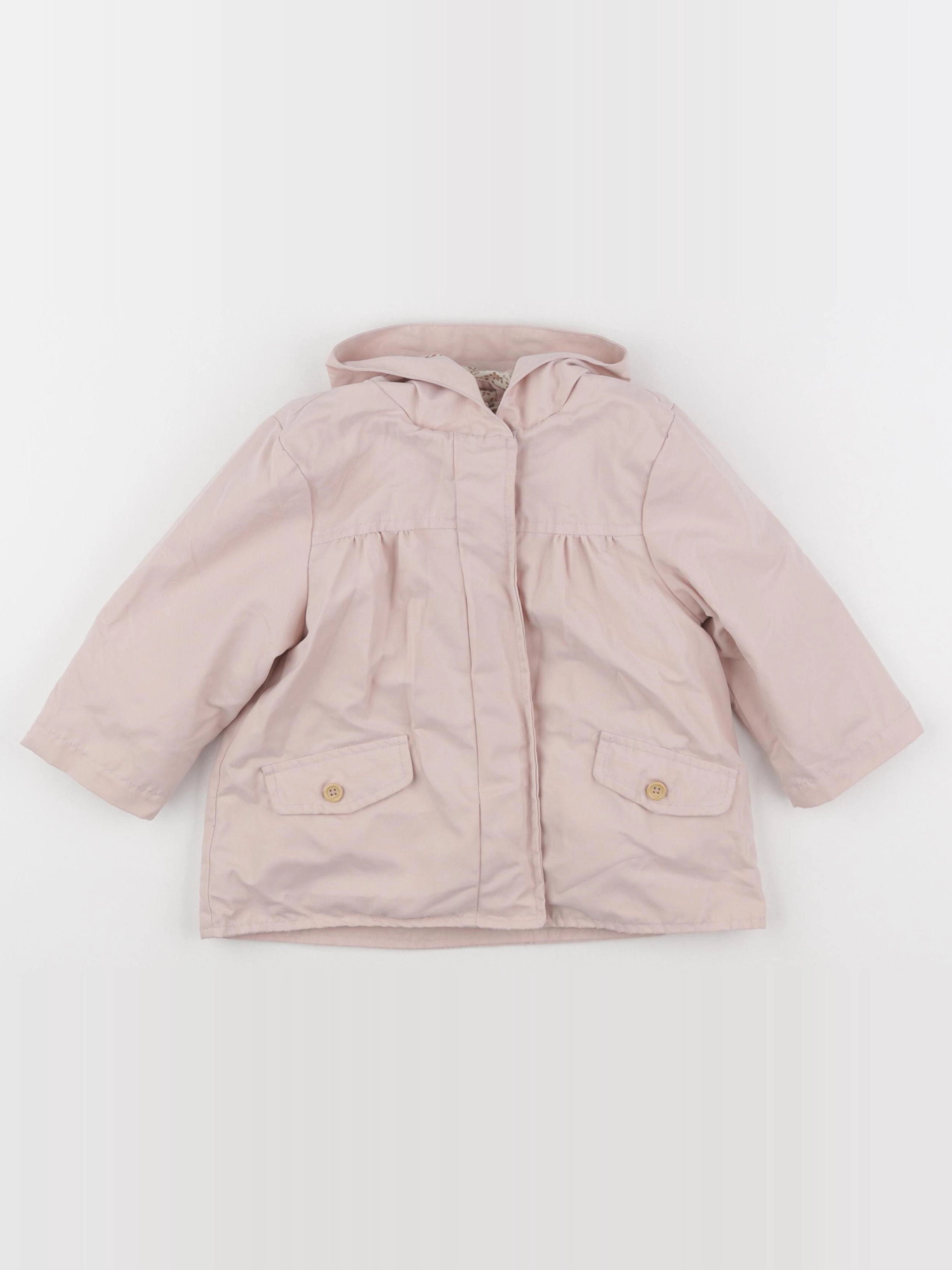 Vertbaudet - veste doublure amovible rose - 18 mois